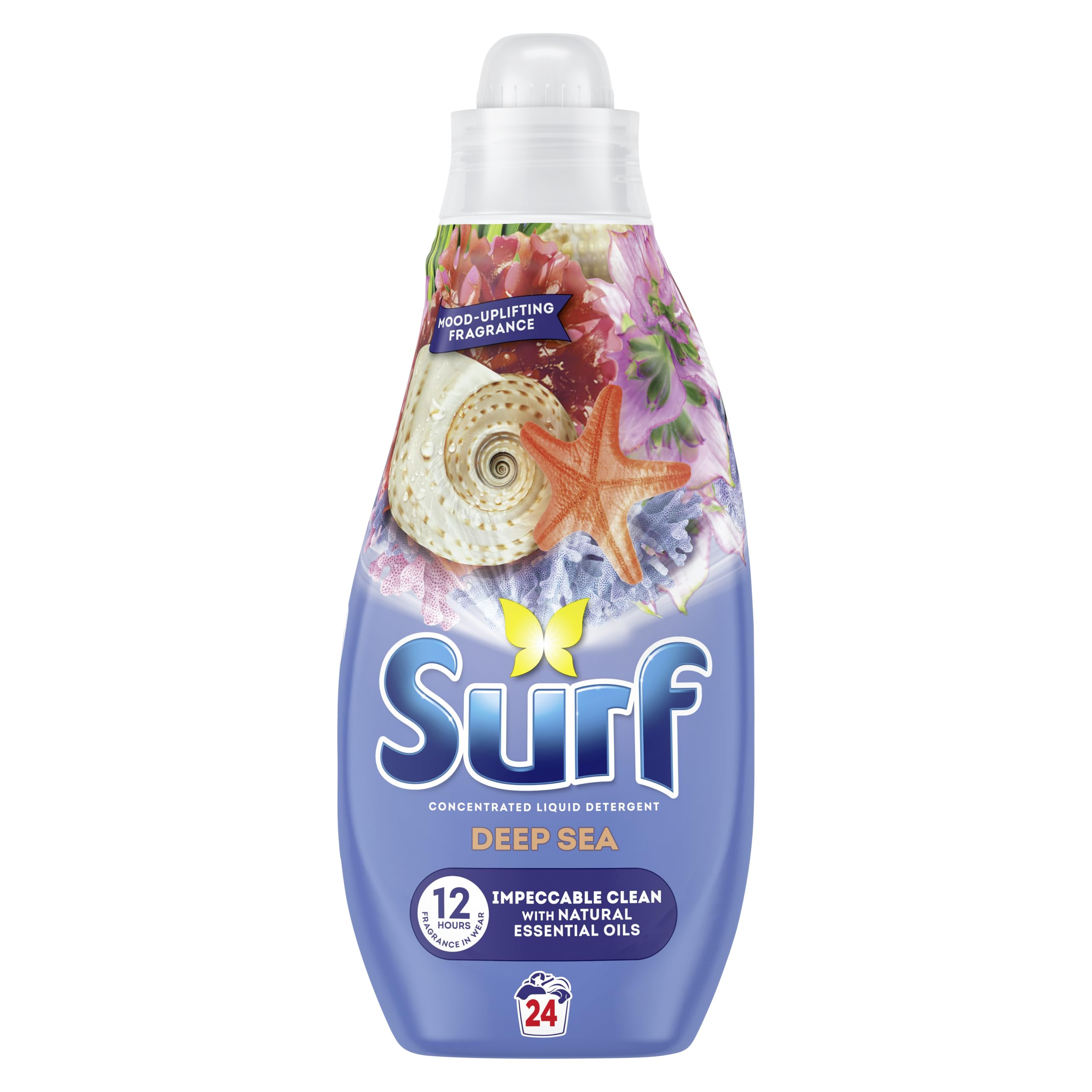 Surf Deep Sea Laundry Washing Liquid Detergent with Natural Essential Oils & Long-Lasting Fragrance
