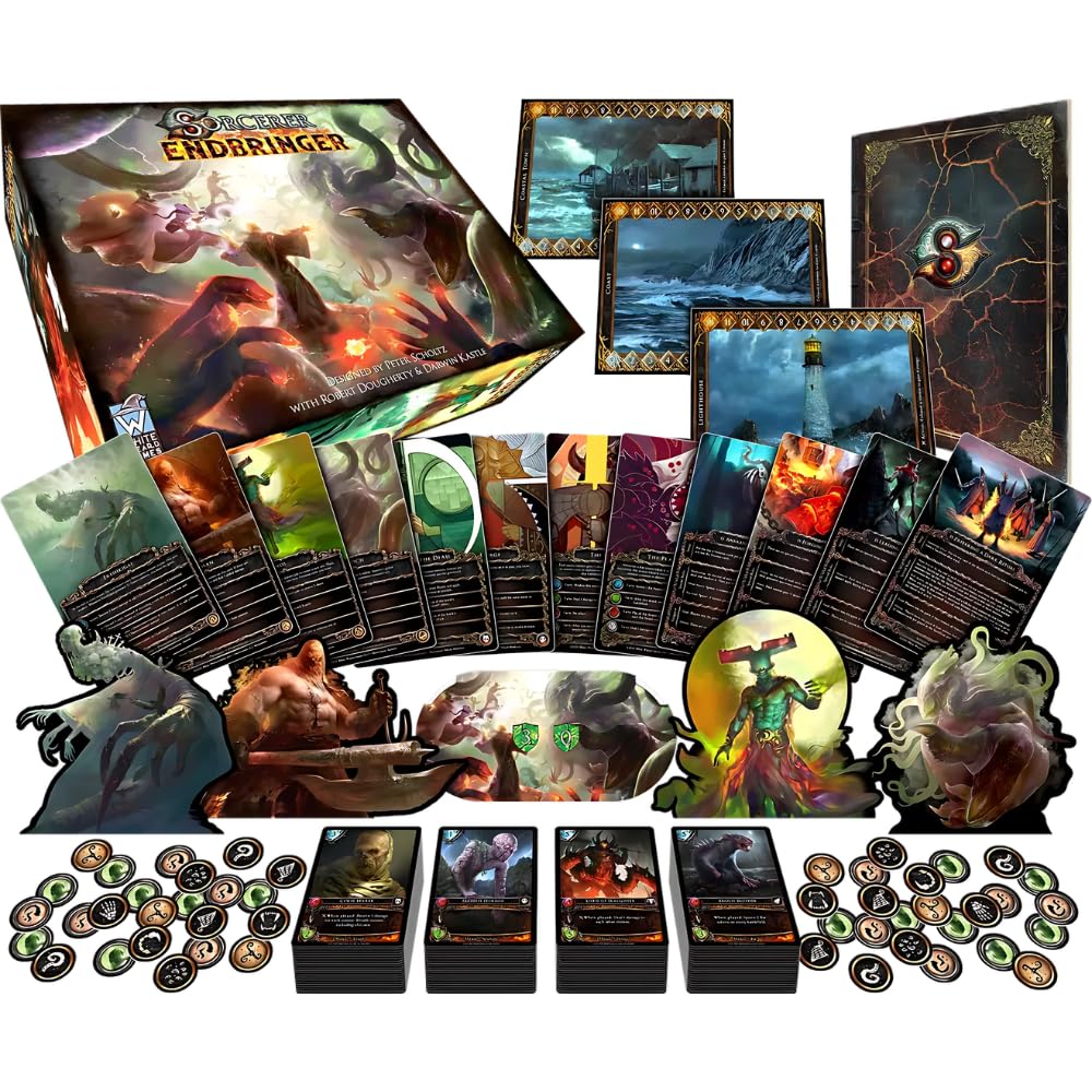 WISE WIZARD GAMES Sorcerer - Endbringer Dedicated Deck Card Game | 1-3 Players | 90 Minutes