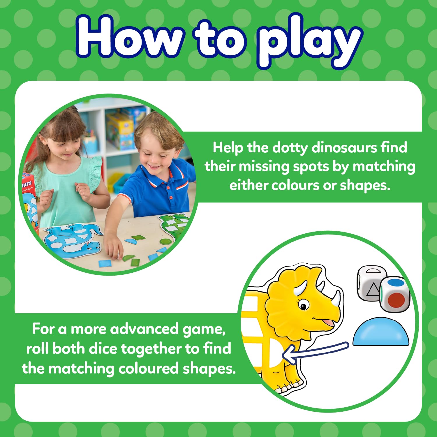 Orchard Toys Dotty Dinosaurs Board Game for Ages 3-6 9