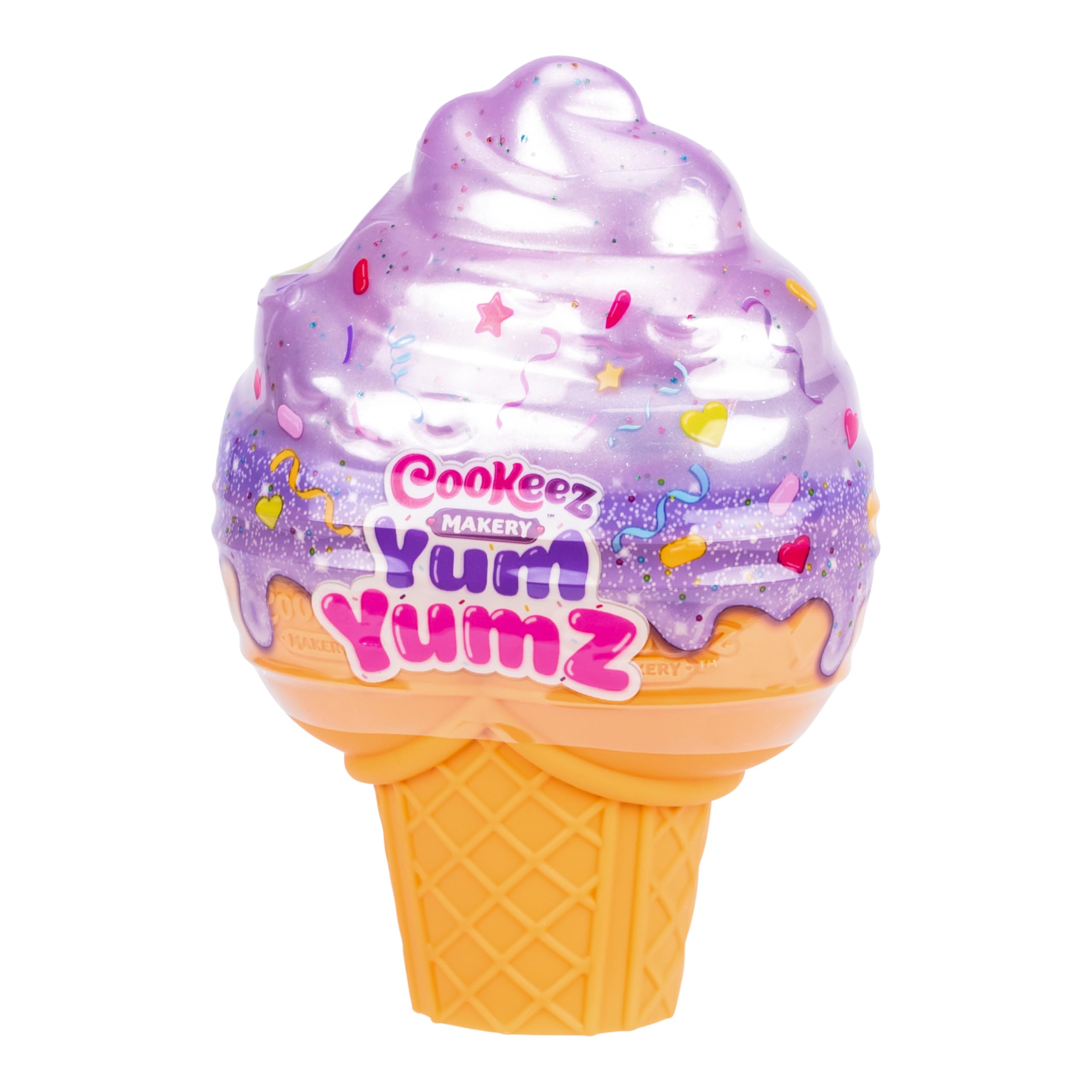 Cookeez Makery Yum Yumz Twin Pack - 2 Scented Surprise Plush Pets in Ice Cream Cone Playset