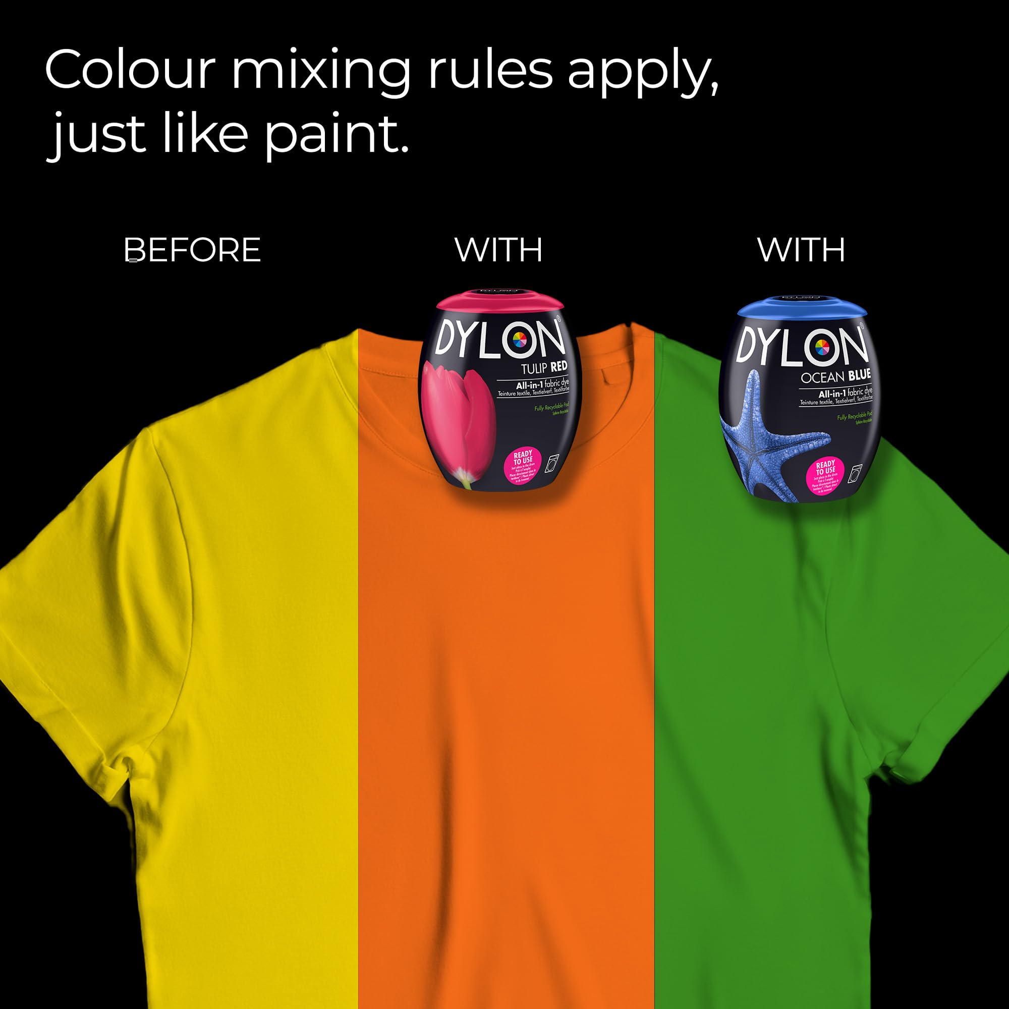 DYLON Washing Machine Fabric Dye Pod - Deep Violet, 350g 10