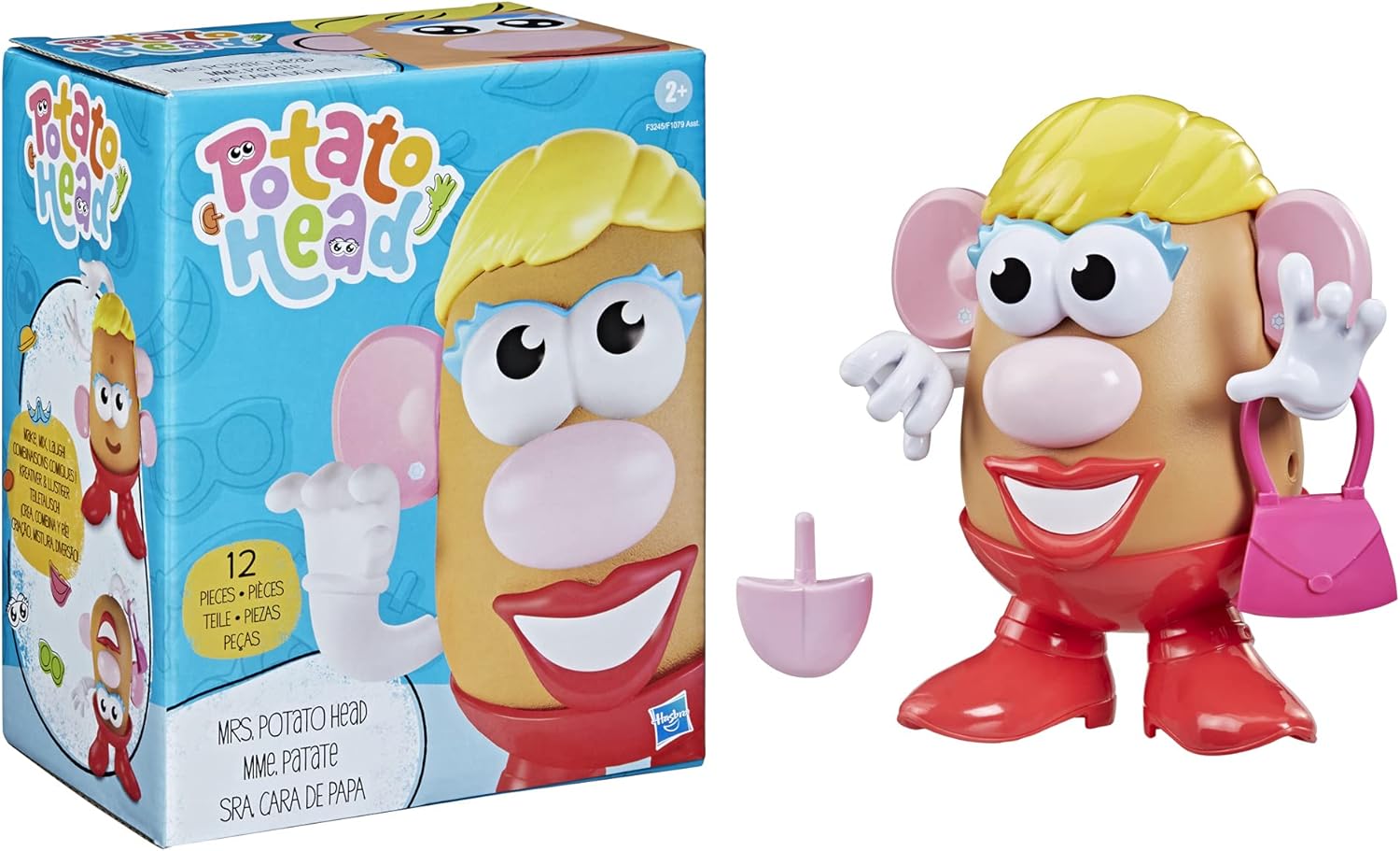Playskool Mrs Potato Head F3245 - Classic Imaginative Play Toy for Toddlers 2+ 3