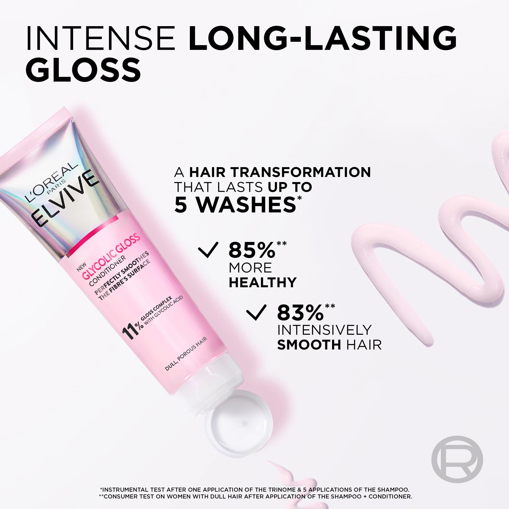 L'Oréal Paris Elvive Glycolic Gloss Conditioner (150ml) 3