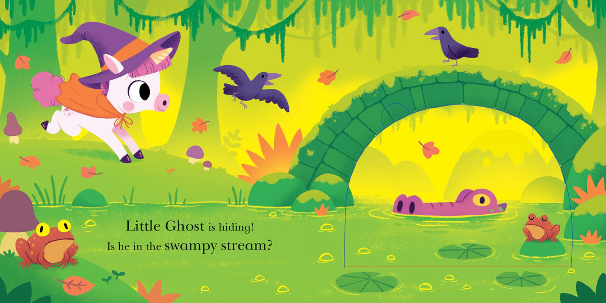 Ladybird Ten Minutes to Bed: Where's Little Ghost? - Lift-the-Flap Board Book - Baby to 5 Years