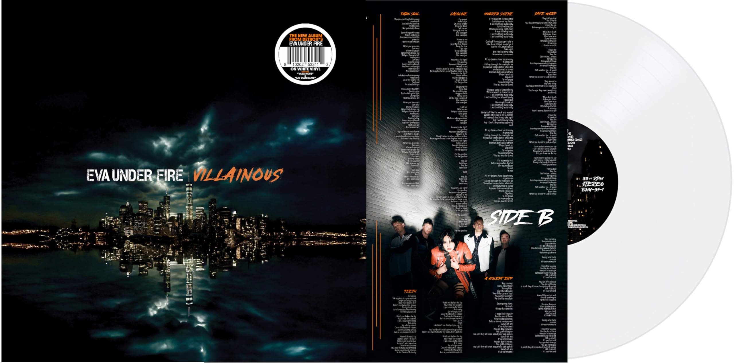 Eva Under Fire - Villainous [Vinyl]