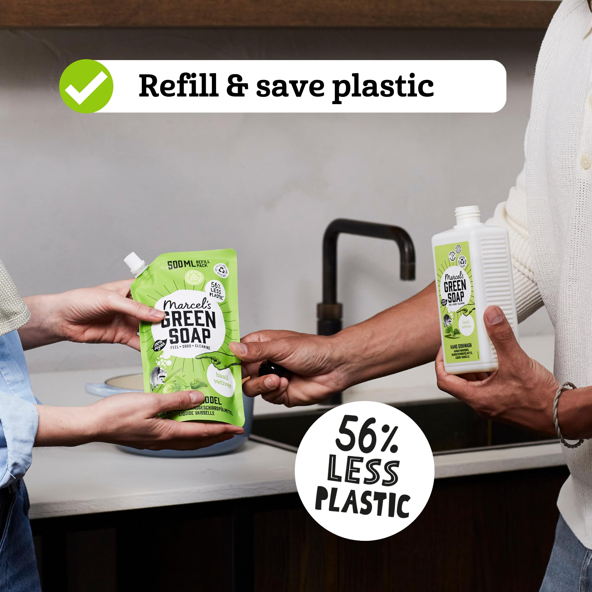 Marcel's Green Soap - Spülmittel Zitrone &amp; Bergamotte Nachfüllpackung (1L) 4