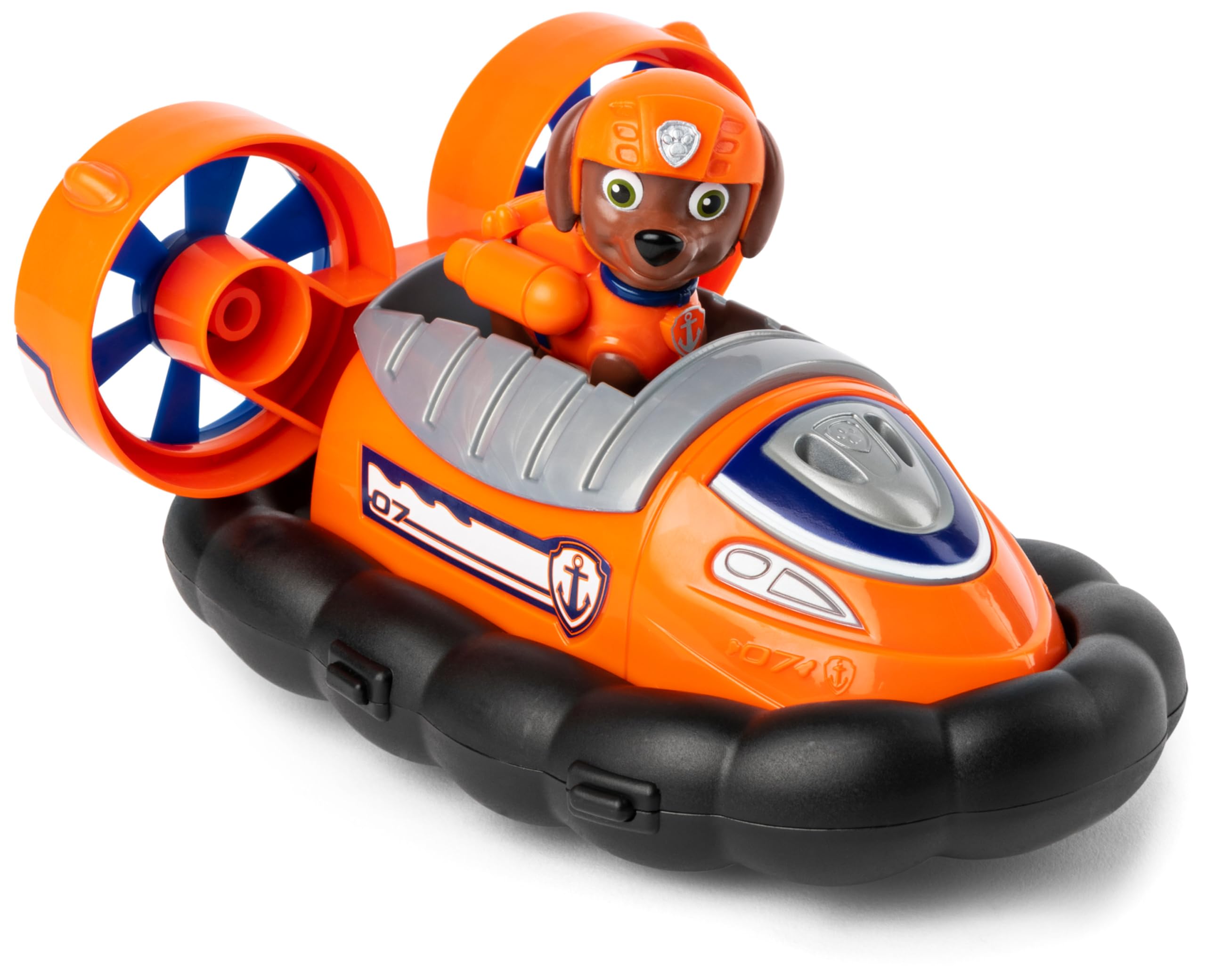 Paw Patrol Zuma's Hovercraft - Toy Vehicle with Collectible Action Figure for Kids 3+