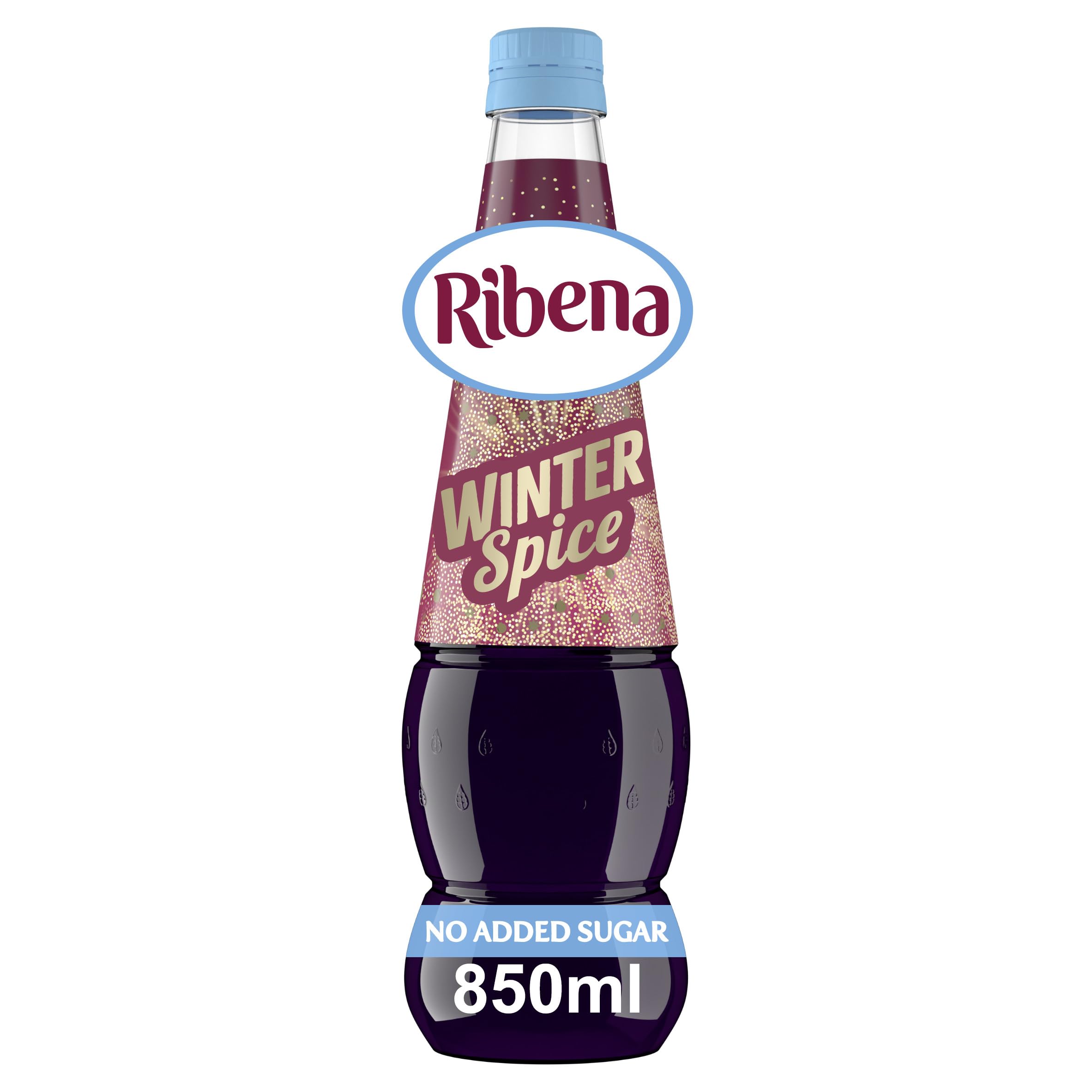 Ribena Winter Spice Squash No Added Sugar 850ml - Real British Blackcurrant