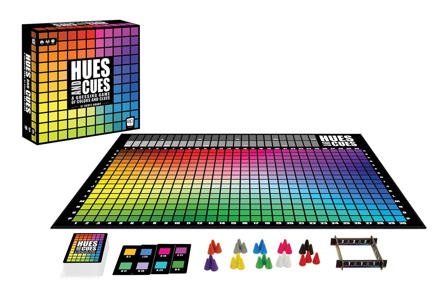 USAopoly Hues and Cues Guessing Board Game 15