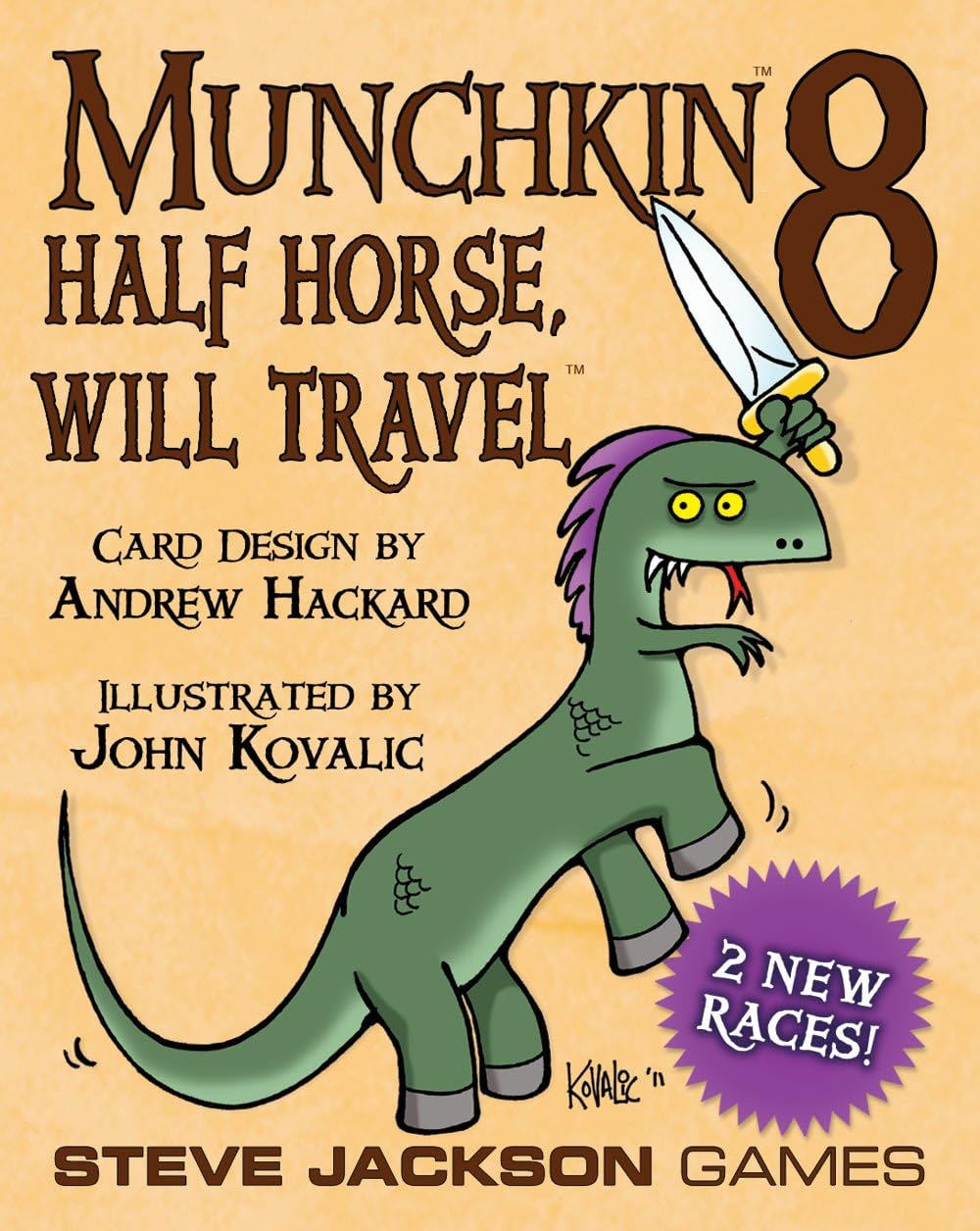 Munchkin 8 Half Horse, Will Travel Card Game 5