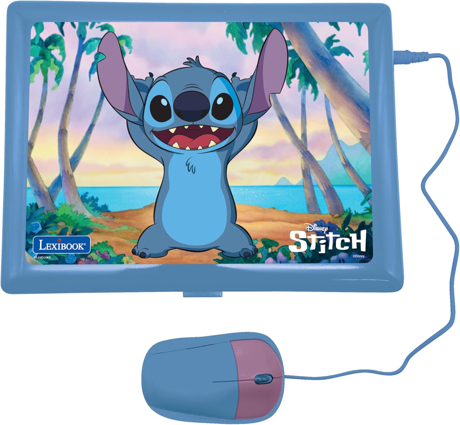 Lexibook Disney Stitch Bilingual Educational Laptop - 124 Activities for Ages 4+ 3