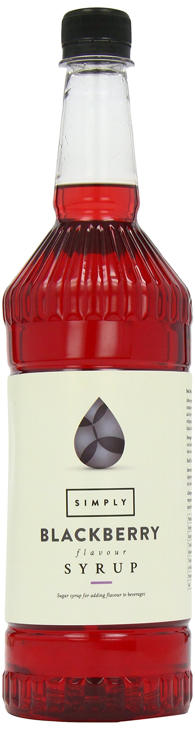 Simply - Blackberry Syrup, Vegan & Nut Free Flavoured Syrup for Coffee, Cocktails & Baking