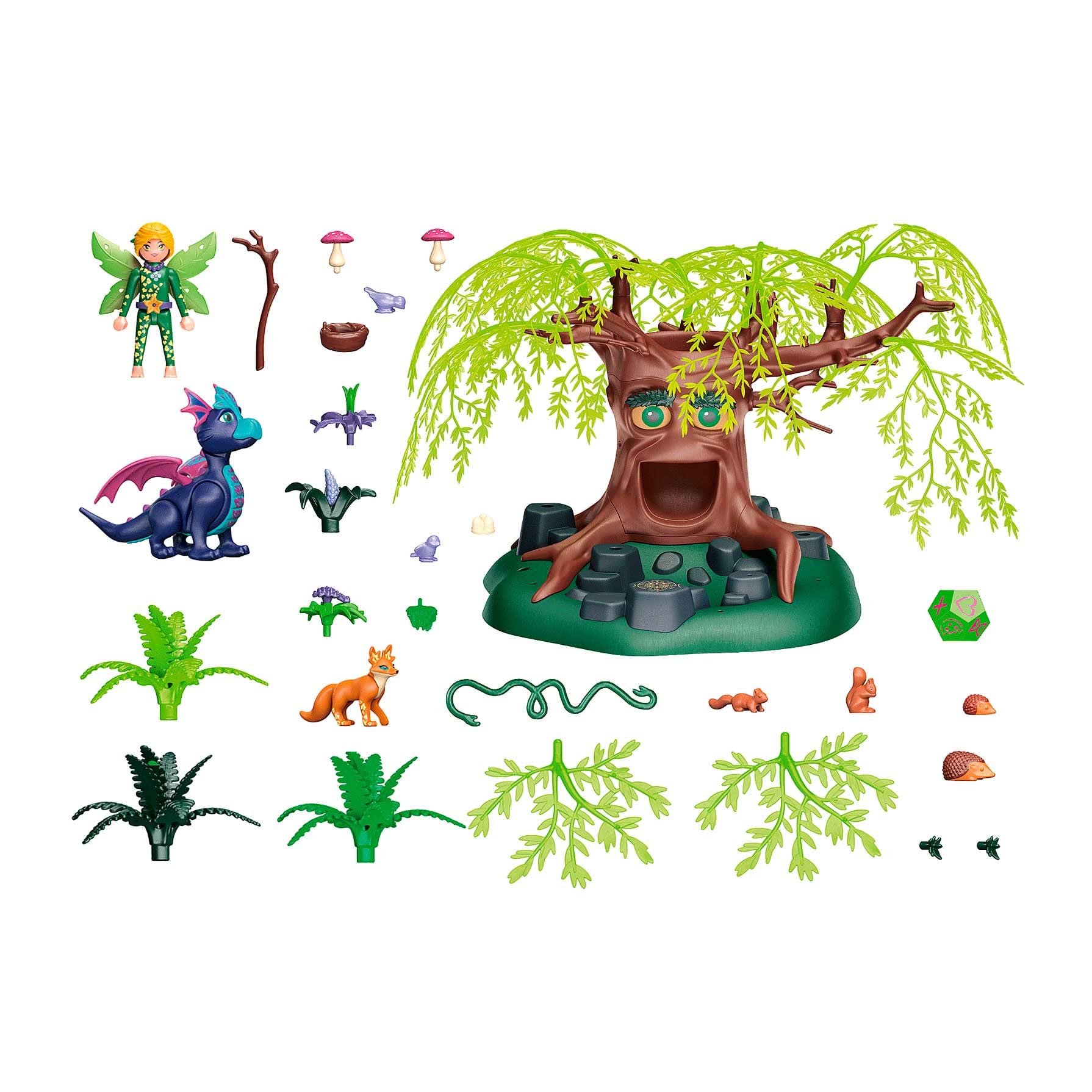 PLAYMOBIL Adventures of Ayuma Tree of Wisdom 70801 - 67-Piece Fairy Playset for Ages 7+ 8