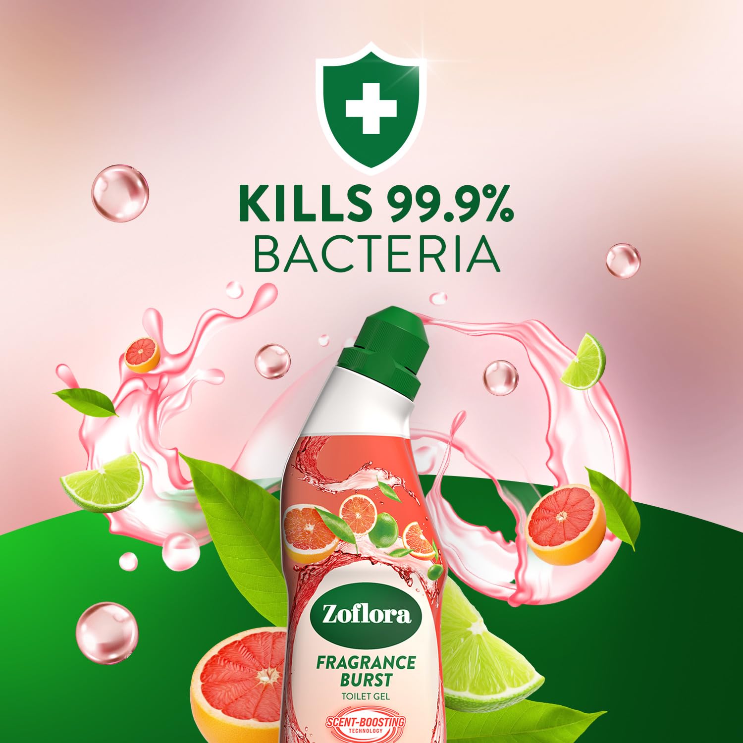 Zoflora - Fragrance Burst Gel Caribbean Grapefruit & Lime 750ml 3