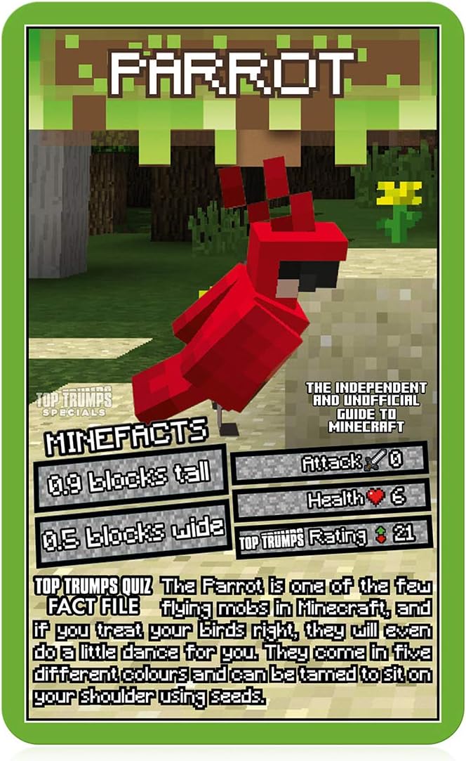 Top Trumps Minecraft Specials Card Game 4