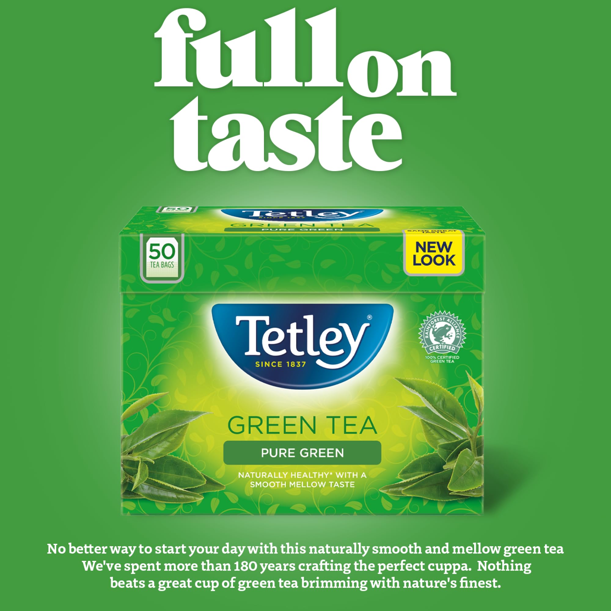 Tetley Reiner Grüner Tee, 50 Teebeutel – 600 g, 1er-Packung 3