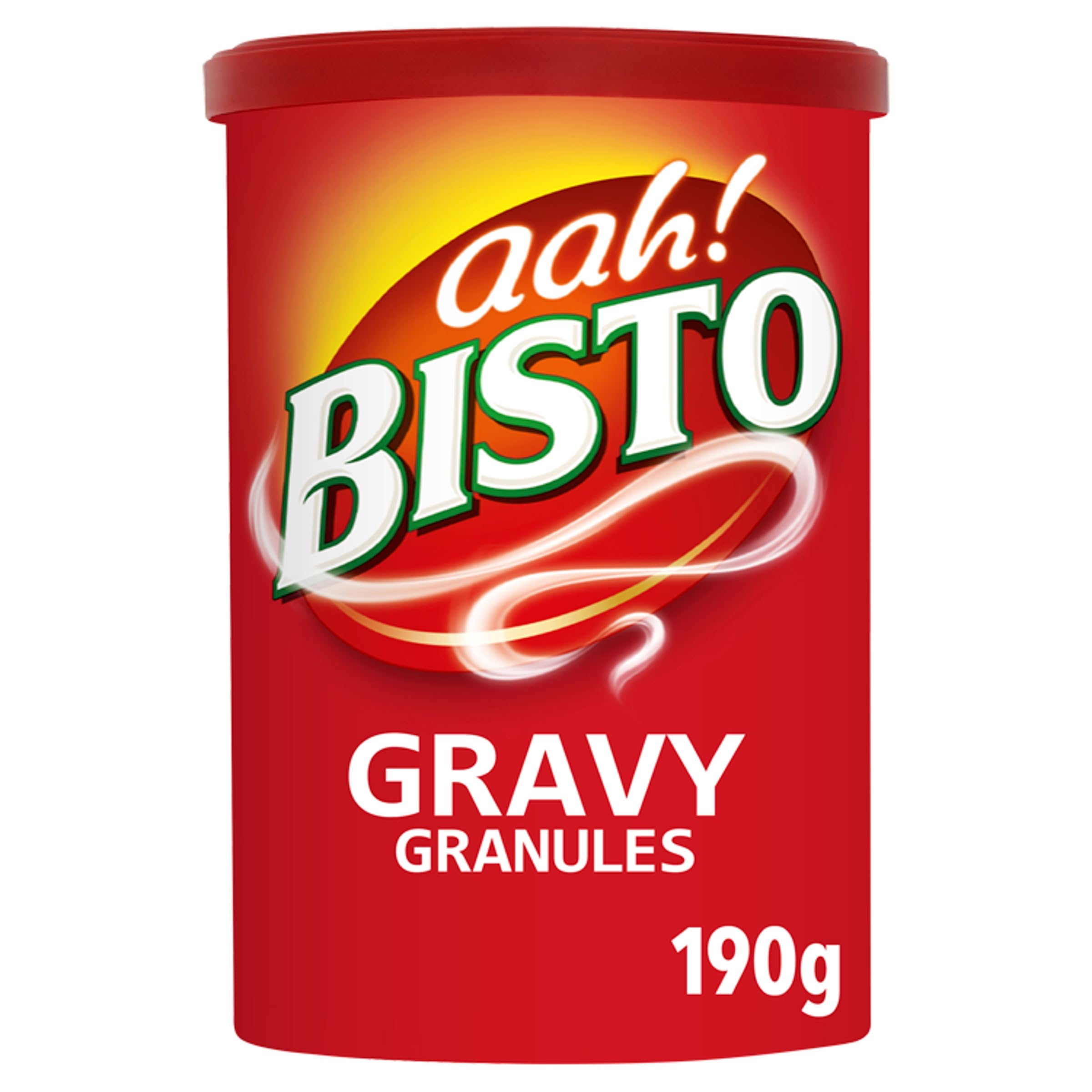 Bisto Beef Gravy Granules - Reduced Salt | Quick & Easy Preparation | 190 g Drum