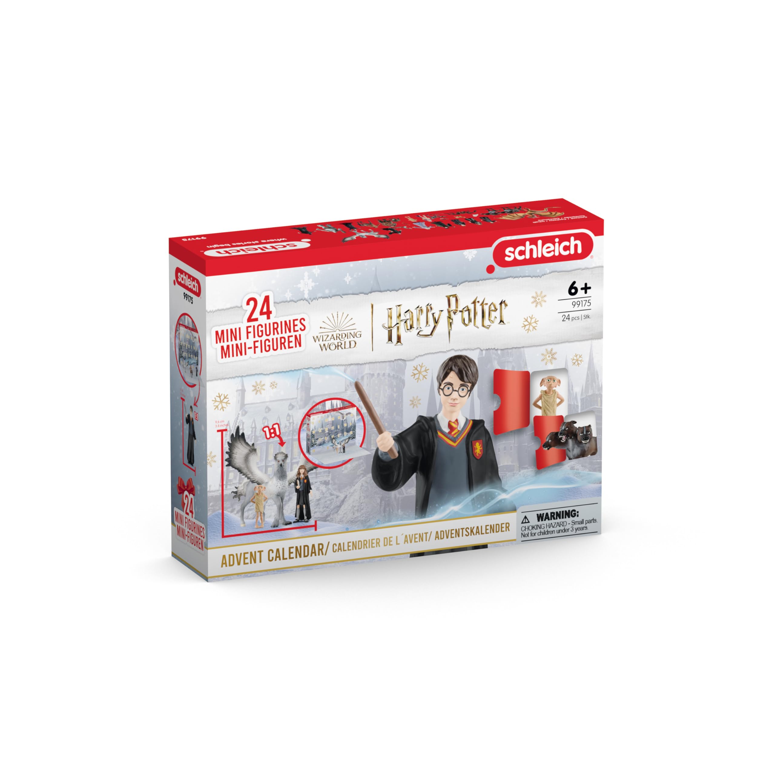 Schleich 99175 Harry Potter Advent Calendar 2024 - 24-Piece Magical Mini Figurine Collection