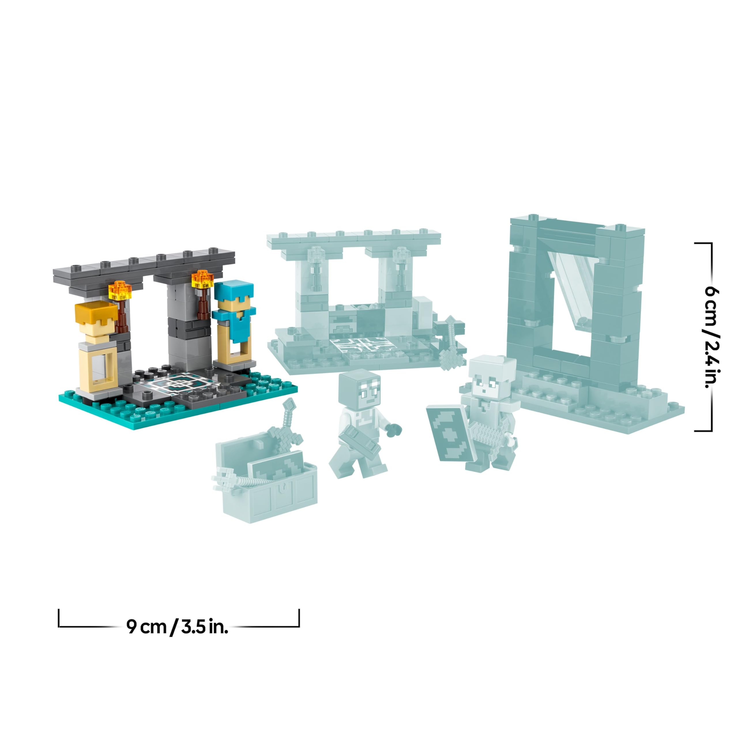 LEGO Minecraft The Armoury 21252 - Building Set with Alex, Armoursmith & Nether Portal 11