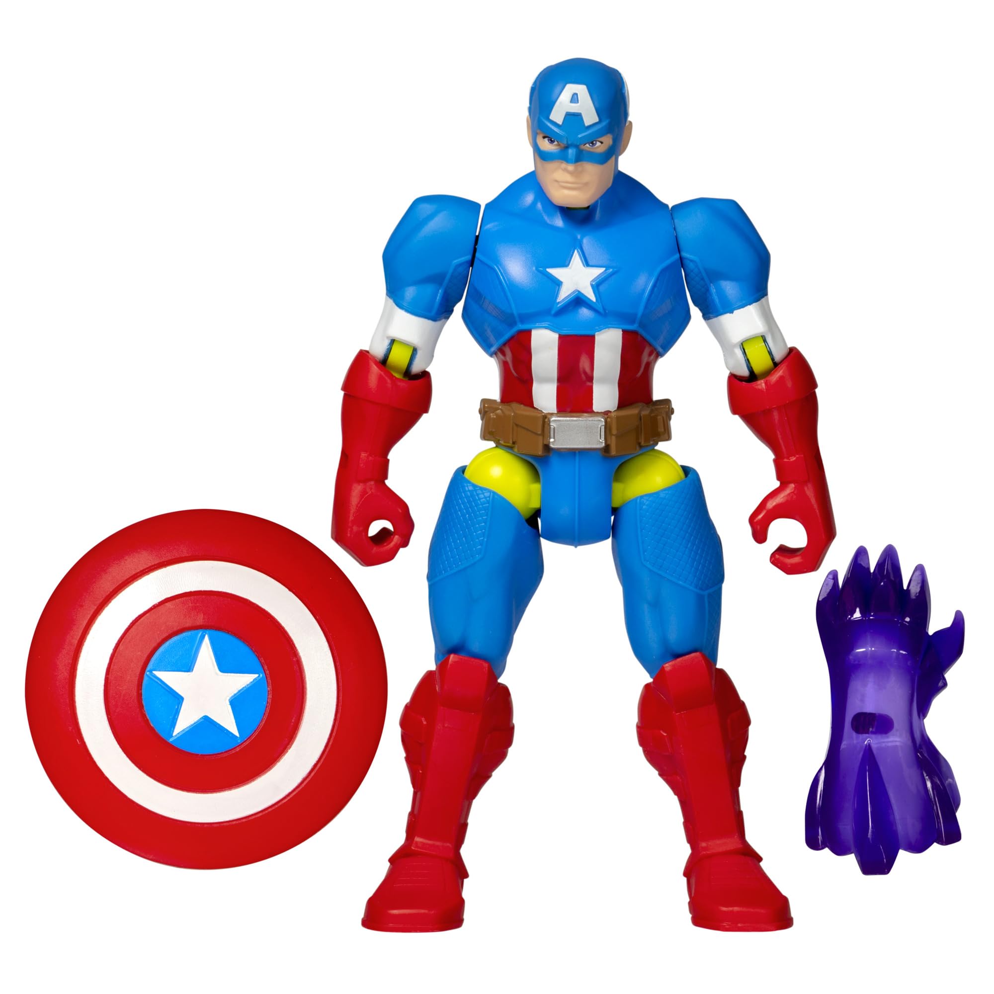 Marvel Captain America MixMashers Action Figure - Mix & Match Super Hero Toy for Kids