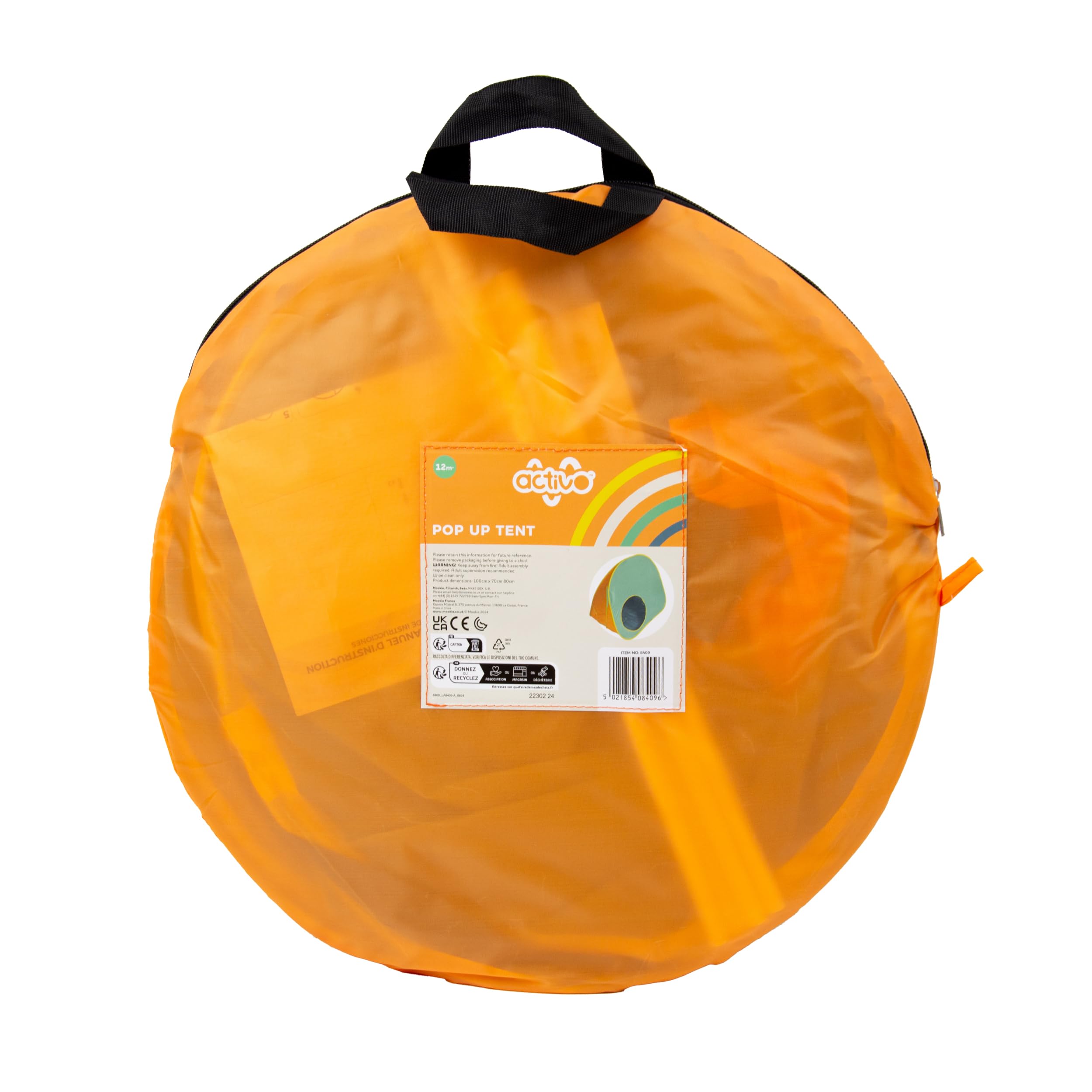 Activo Pop-Up-Zelt für Babys und Kleinkinder ab 12 Monaten – Sofort aufbaubares Spielzelt für drinnen und draußen 4