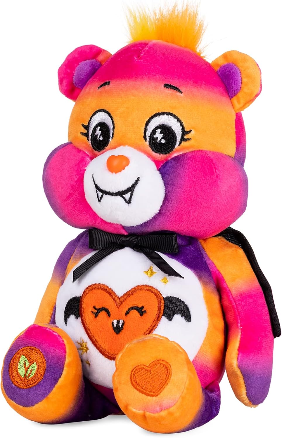Care Bears Spooky Sparkle Bear - Halloween Edition 22cm Plush, Collectible Stuffed Animal for Kids 3+