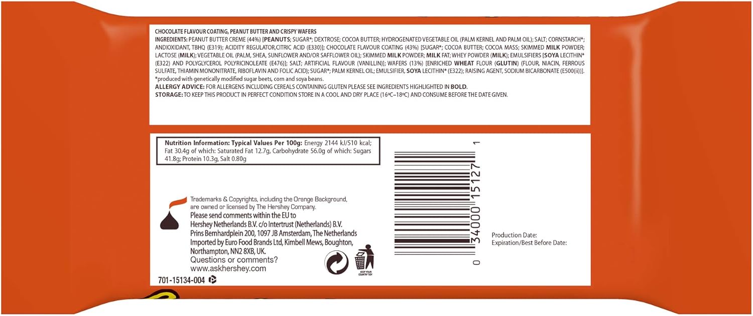 Reese's - Peanut Butter Sticks Pack of 20 (42g Each) - Chocolate Covered Wafer Snacks 3