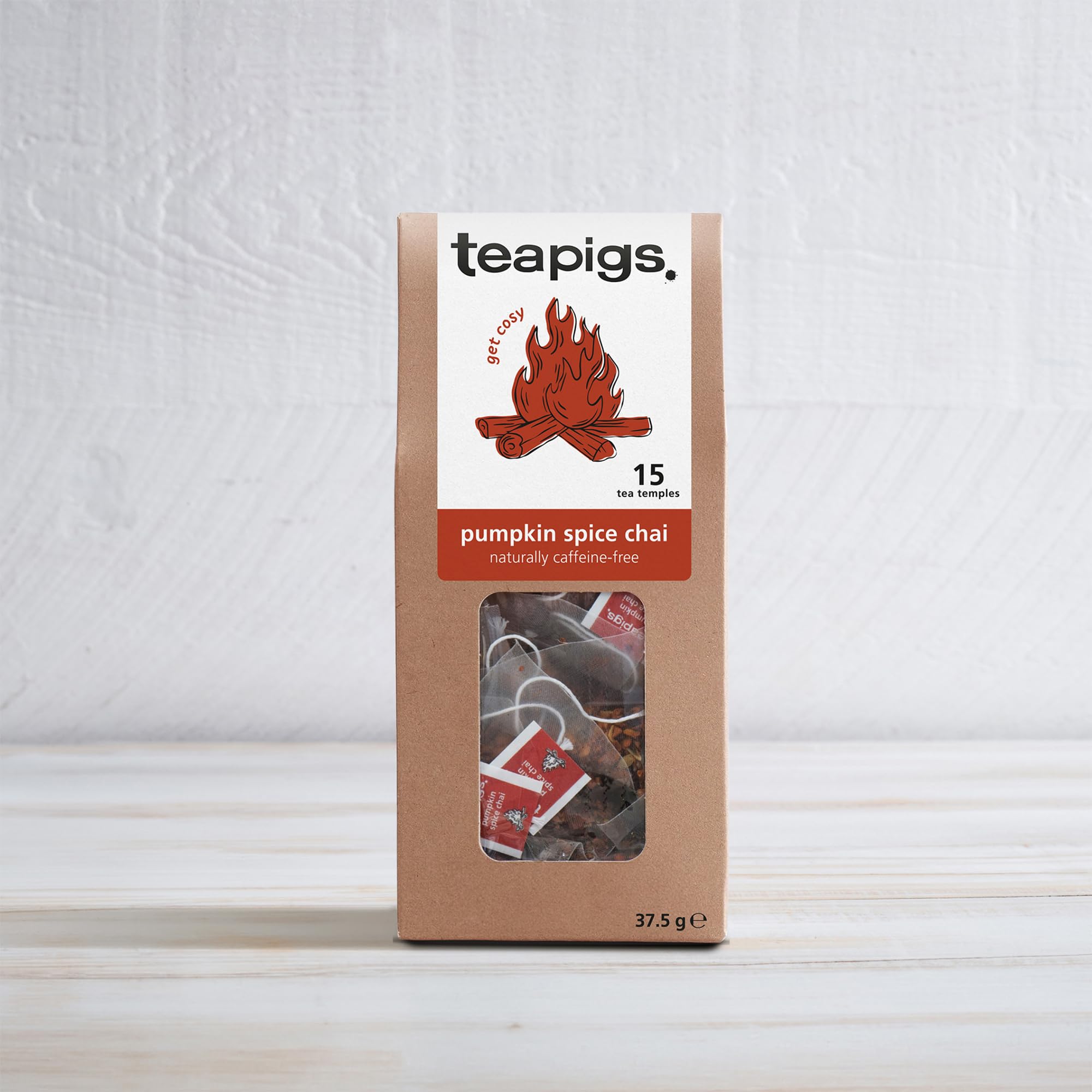teapigs - Pumpkin Spice Chai Tea Koffeinfreie Teebeutel