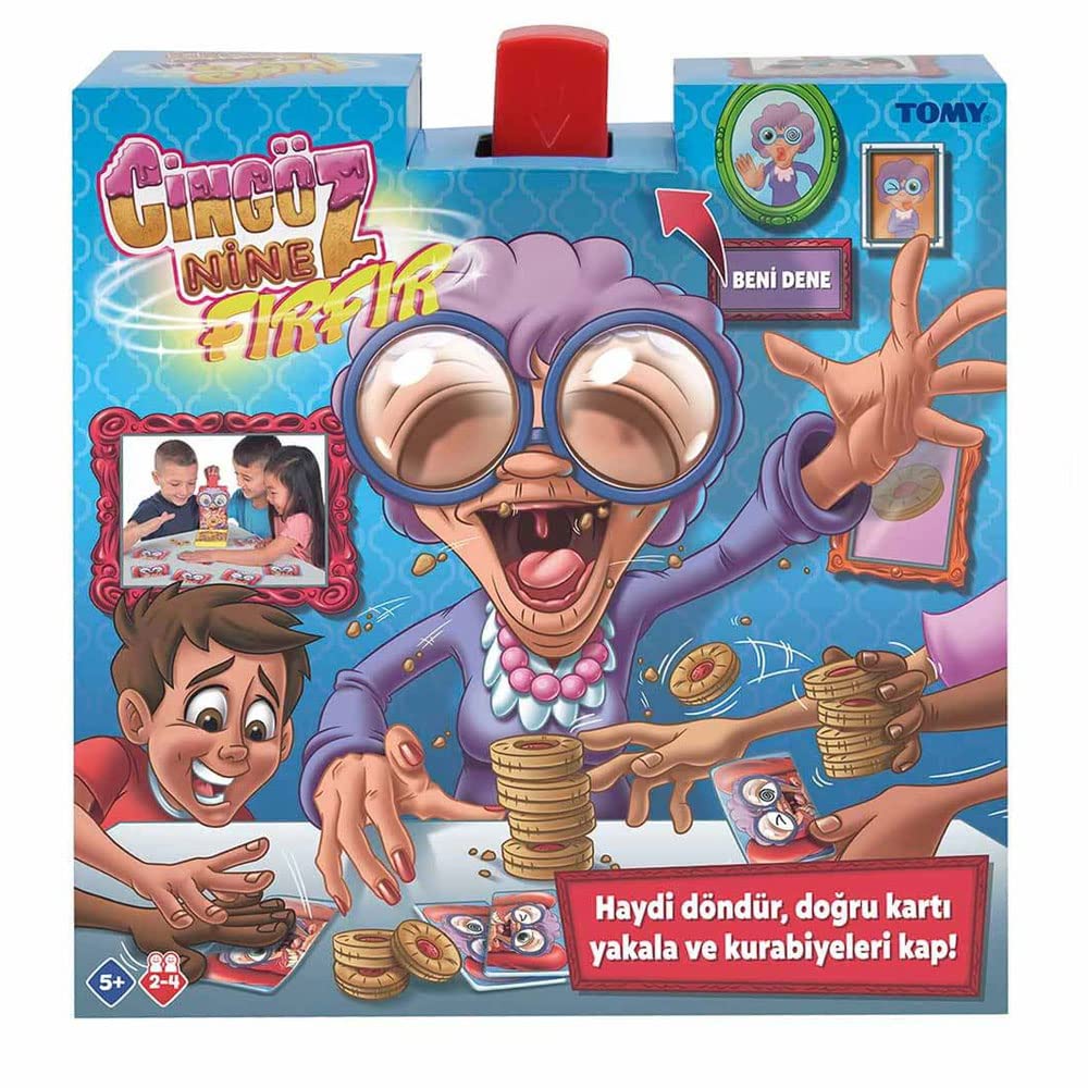 TOMY T73114 Greedy Granny – in a Spin Board Game