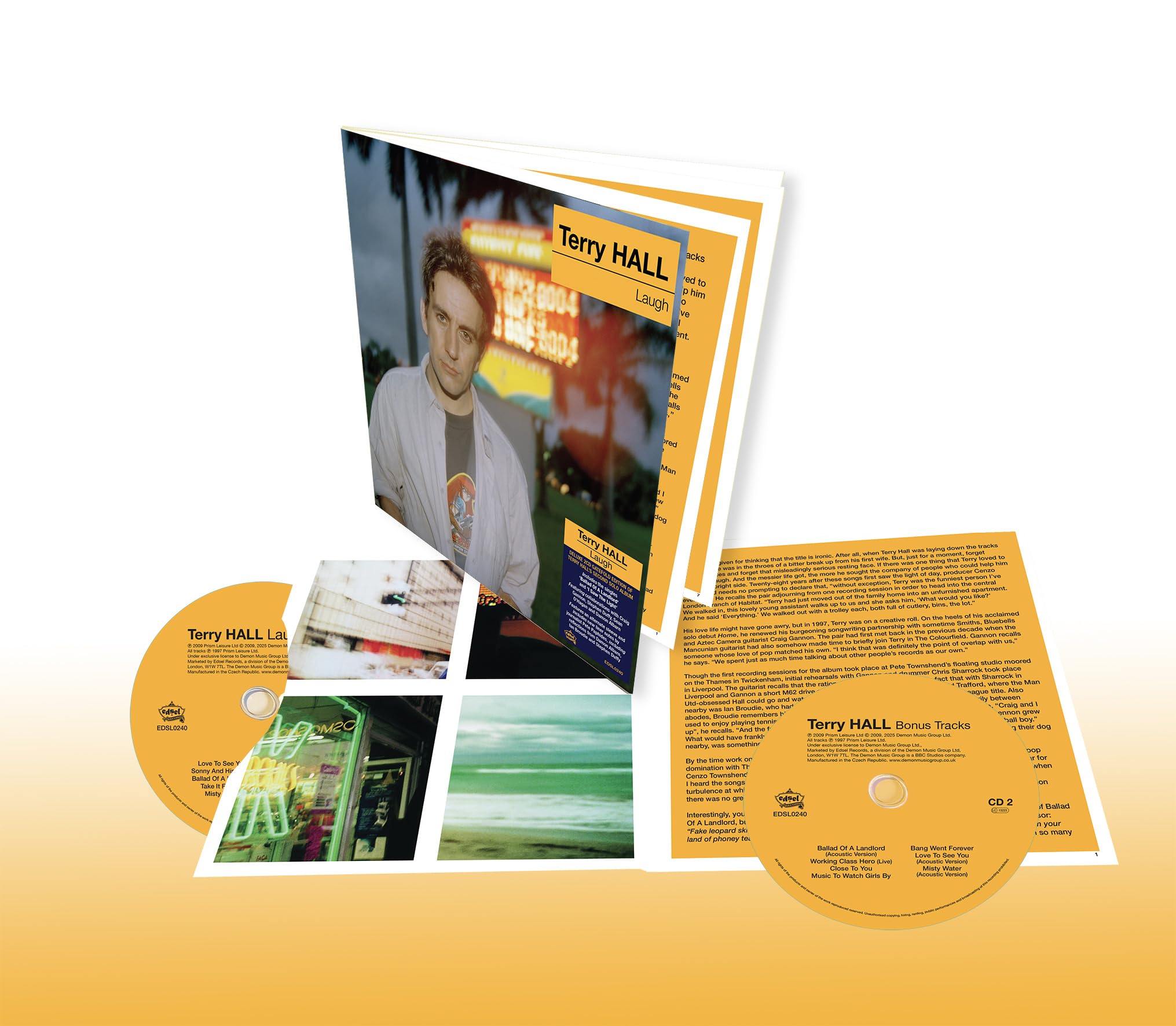 Terry Hall - Laugh (2CD Deluxe Gatefold Packaging)