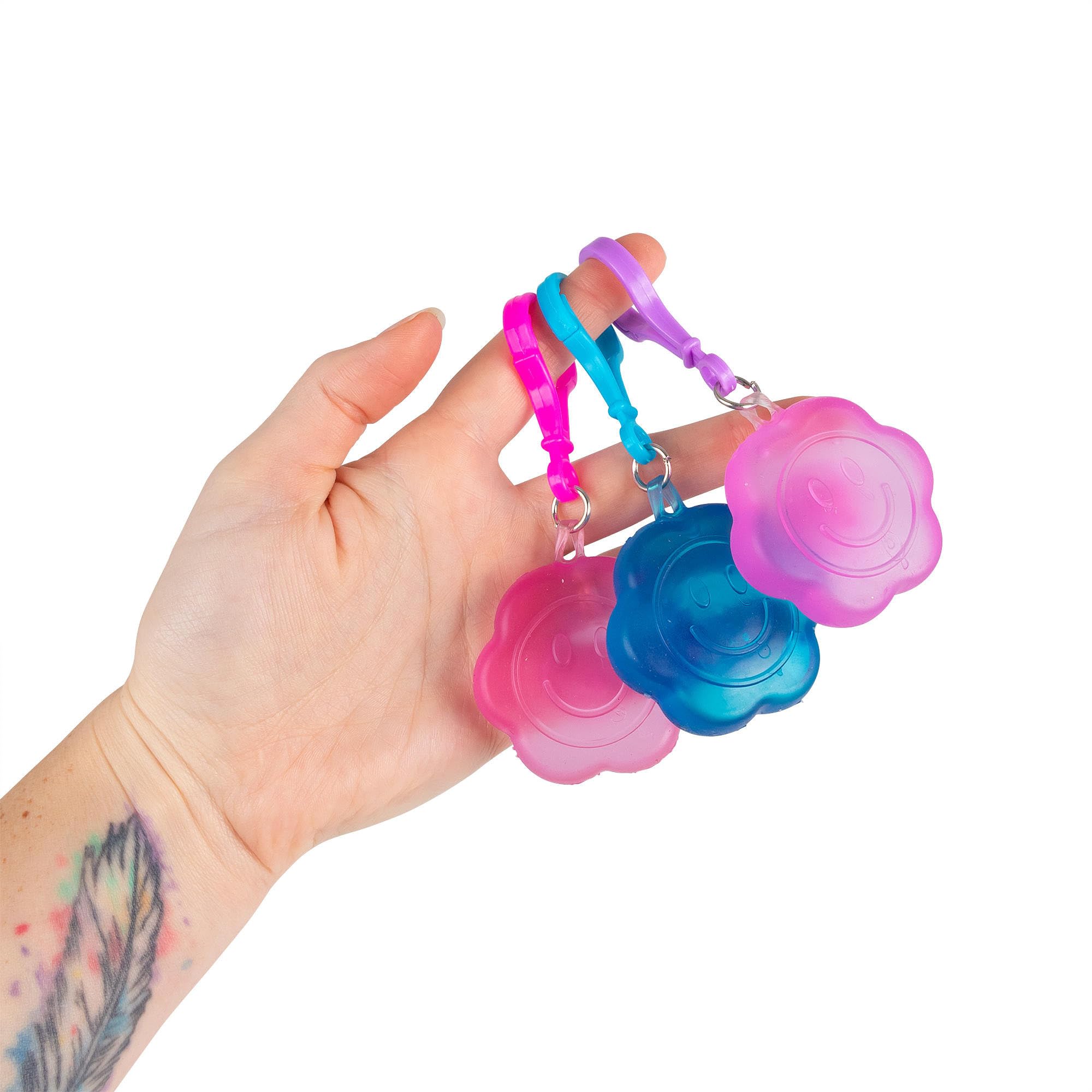 Tobar SCRUNCHEMS FLOWER POWER SUGAR KEYCHAIN Stress Toy