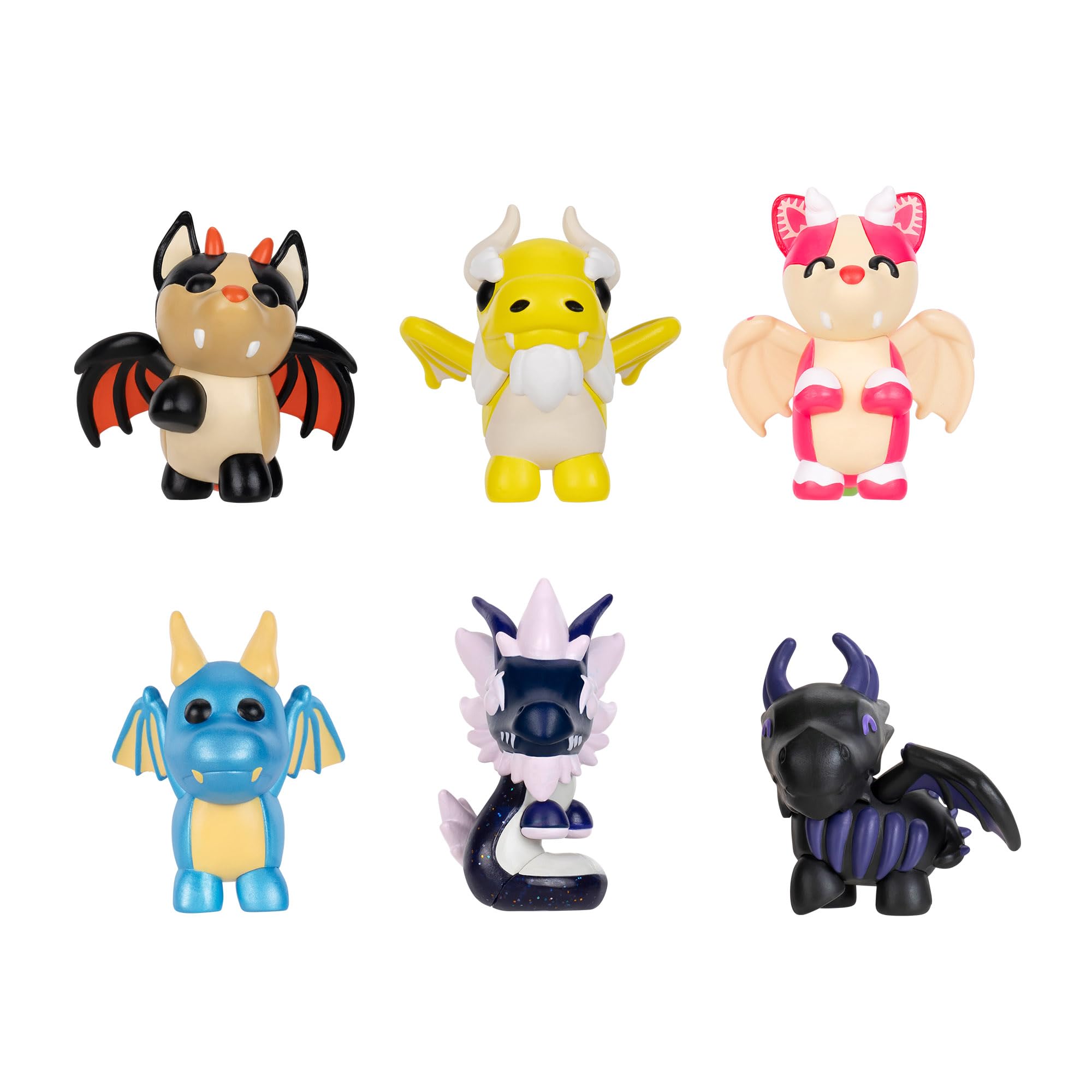 Adopt Me! Legendary Dragons 6 Figure Pack - 6 Collectible Dragons with Virtual Item Code 4