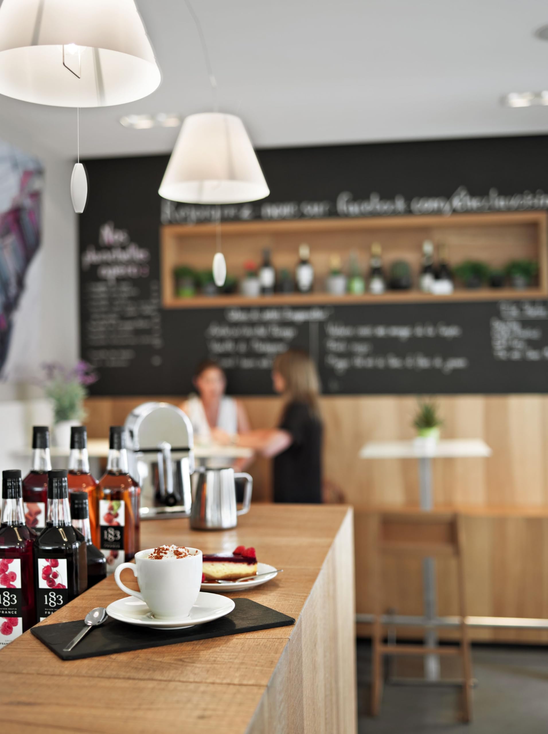 1883 Maison Routin Sugar Free Chocolate Syrup for Coffee, Hot Chocolate, Cocktails & Baking - 1L PET Bottle 4