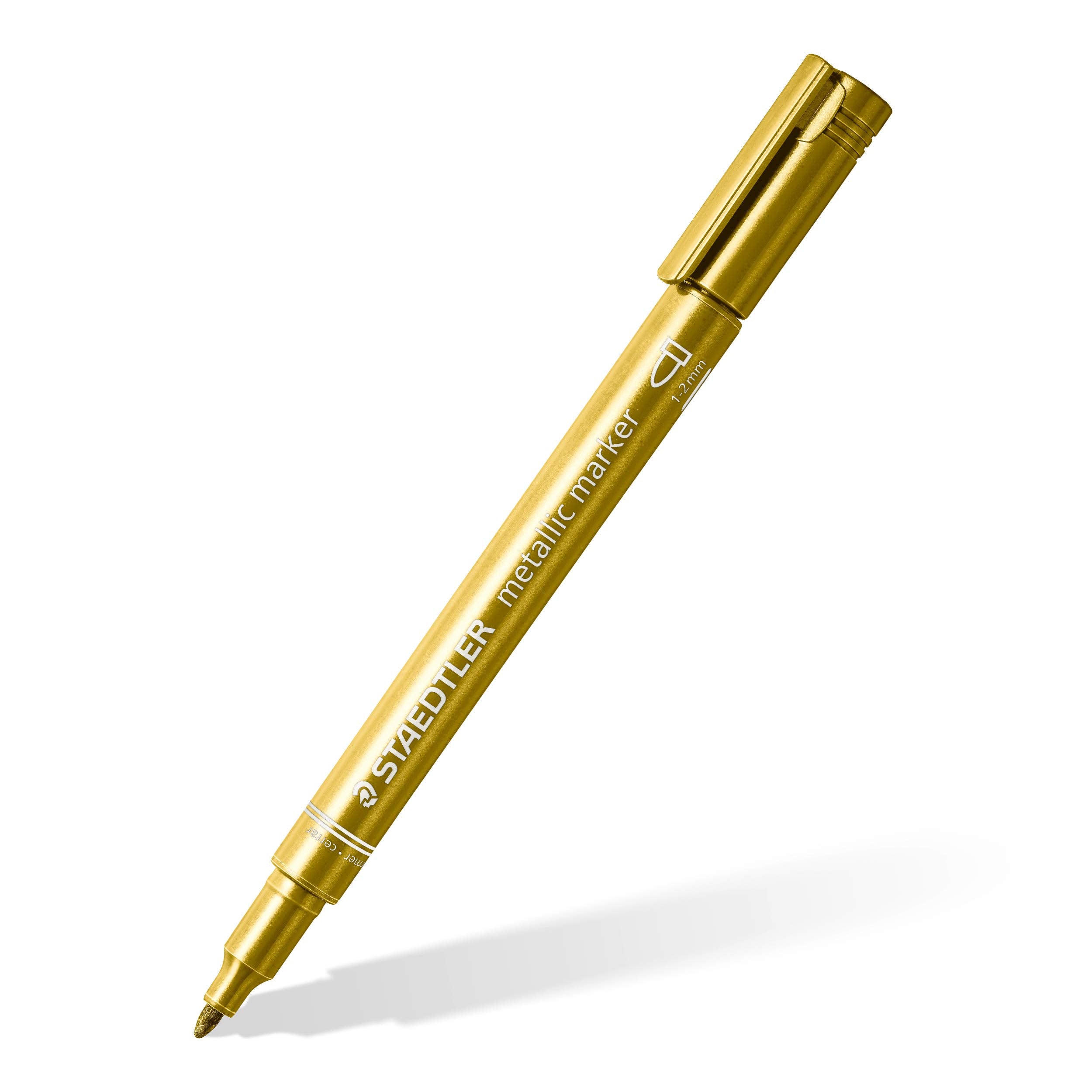 STAEDTLER Design Journey Metallic Pen - Assorted Colours, 1-2 mm Rounded Tip, 10 Count 2