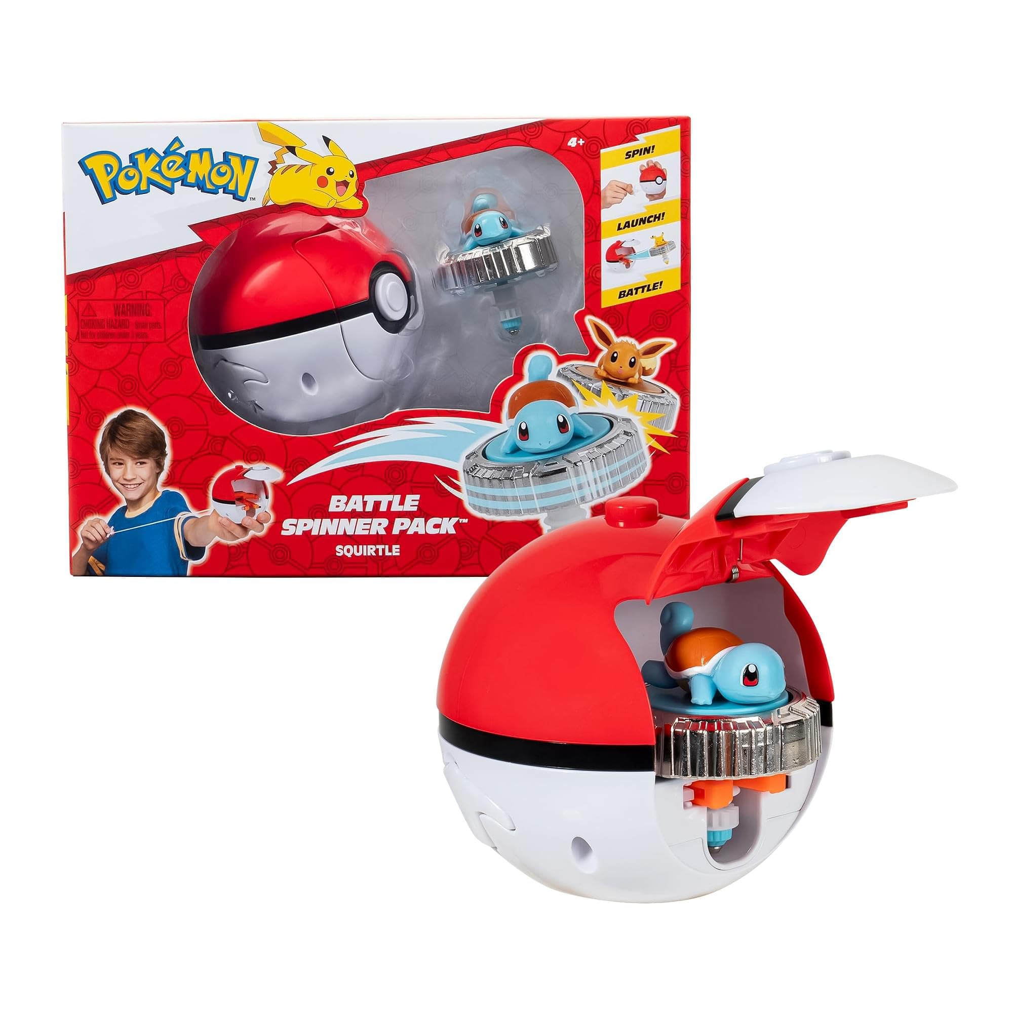 Pokémon Squirtle Battle Spinner - Interactive Gaming Figure | Ages 4+ 2