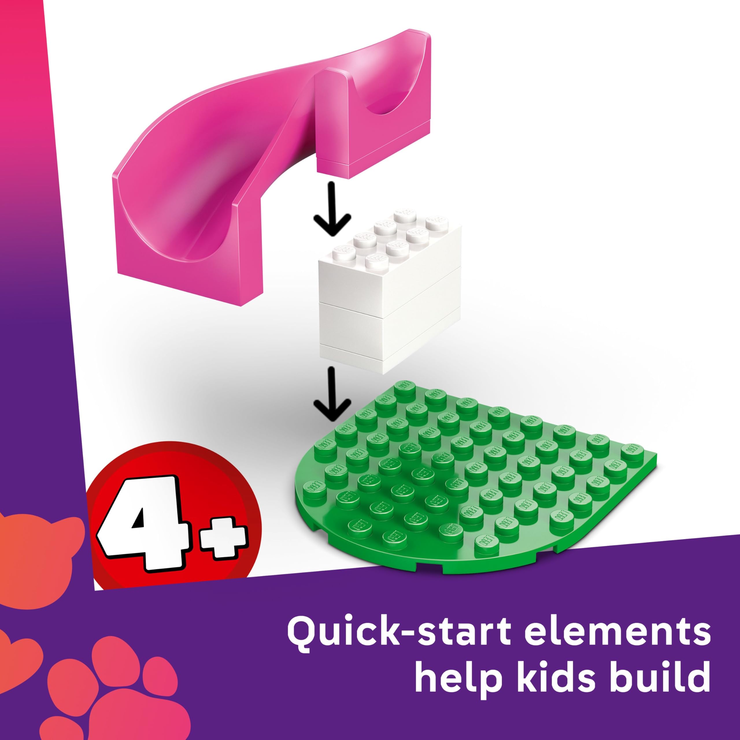 LEGO Friends Puppy Playground Toy - Building Set for 4+ Year Olds with Mini Dolls & Dog Figures 4