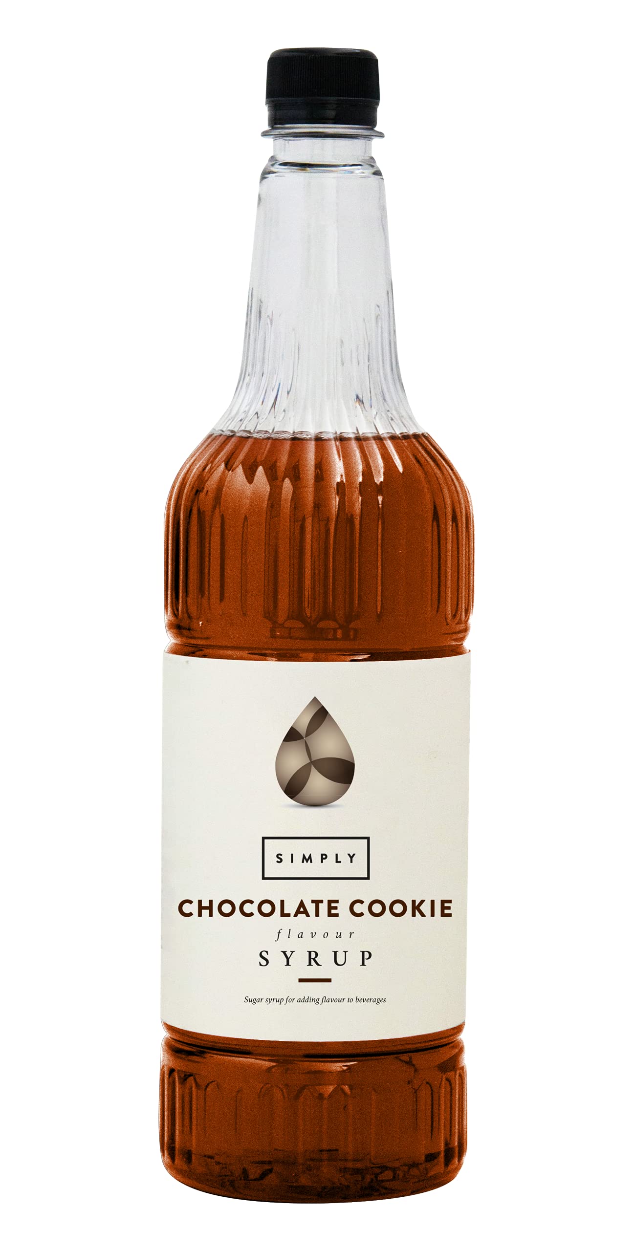 Simply Chocolate Cookie Flavoured Syrup - Vegan, Nut Free | 1L Liquid Bottle
