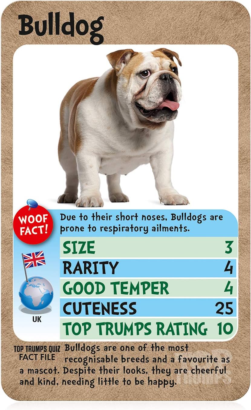 Top Trumps Dogs Card Game 4
