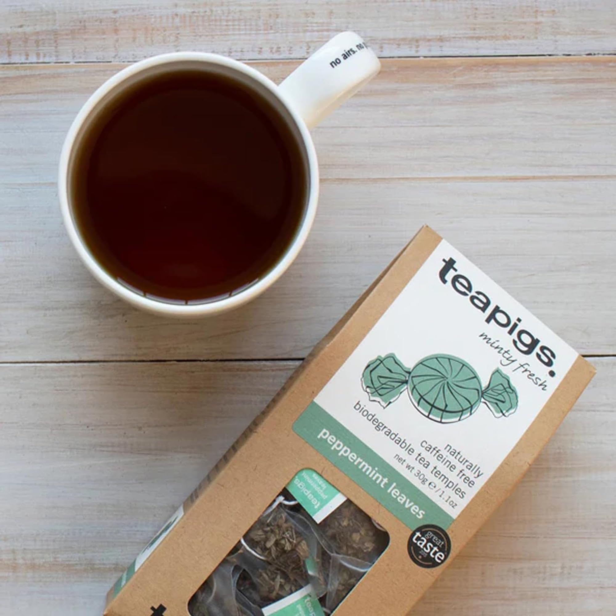 Teapigs Peppermint Herbal Tea Made With Whole Leaves - 15 Tea Temples 9