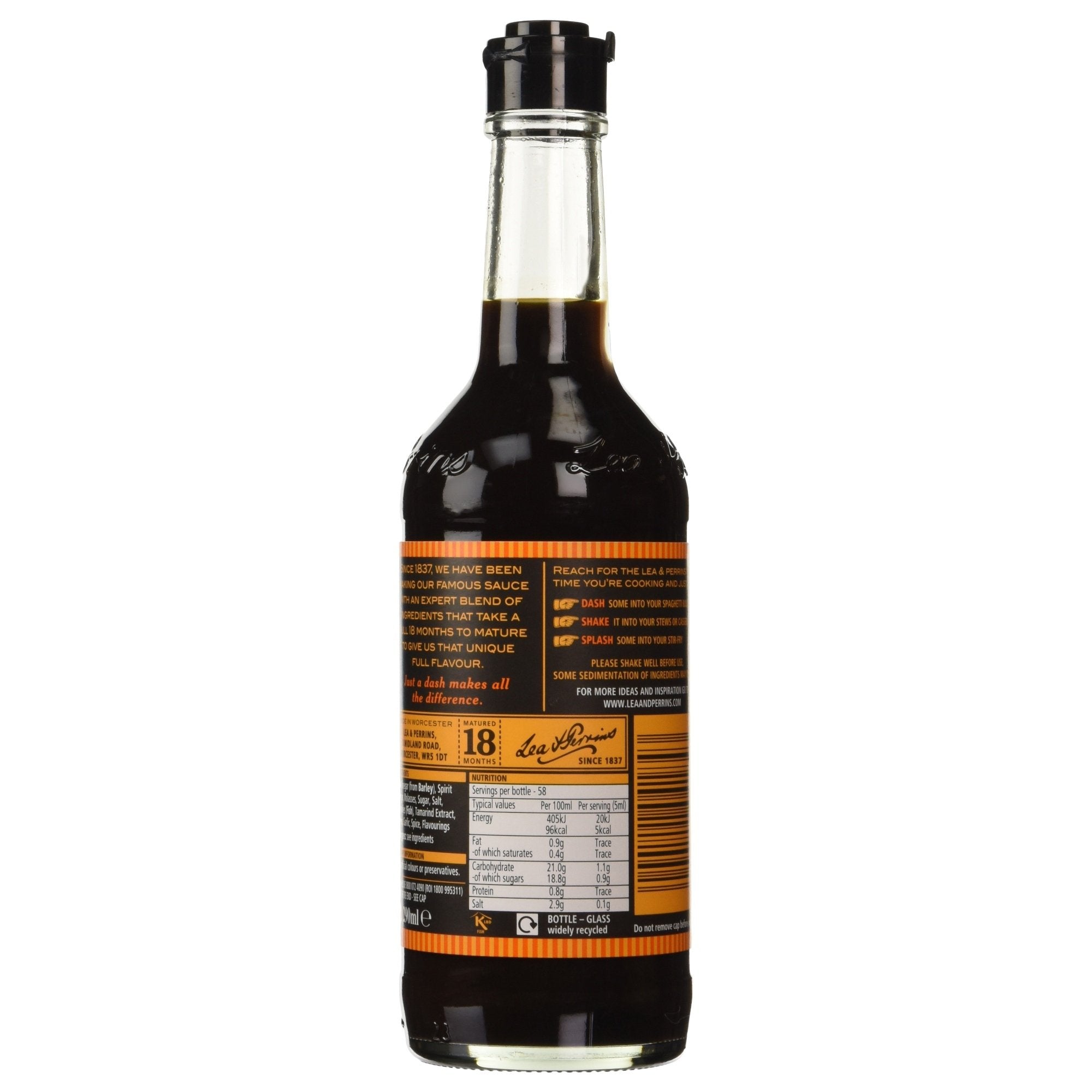 Lea &amp; Perrins Worcestershire-Sauce 290 ml 4
