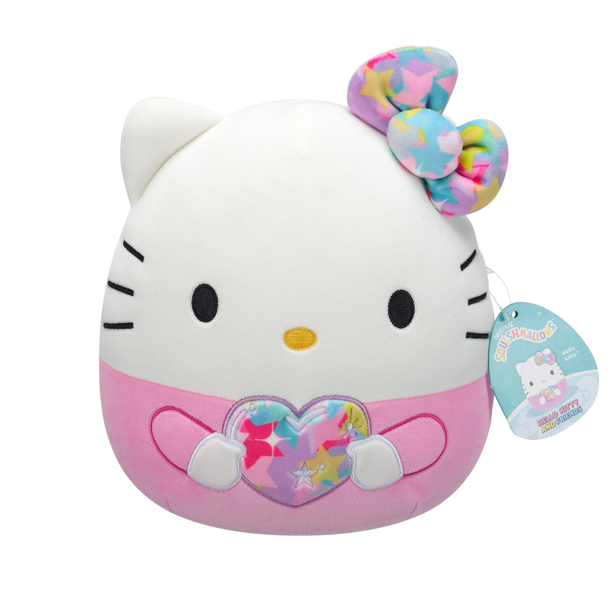 Squishmallows Starshine Hello Kitty Holding Rainbow - 10-Inch Plush, Sanrio Licensed 6