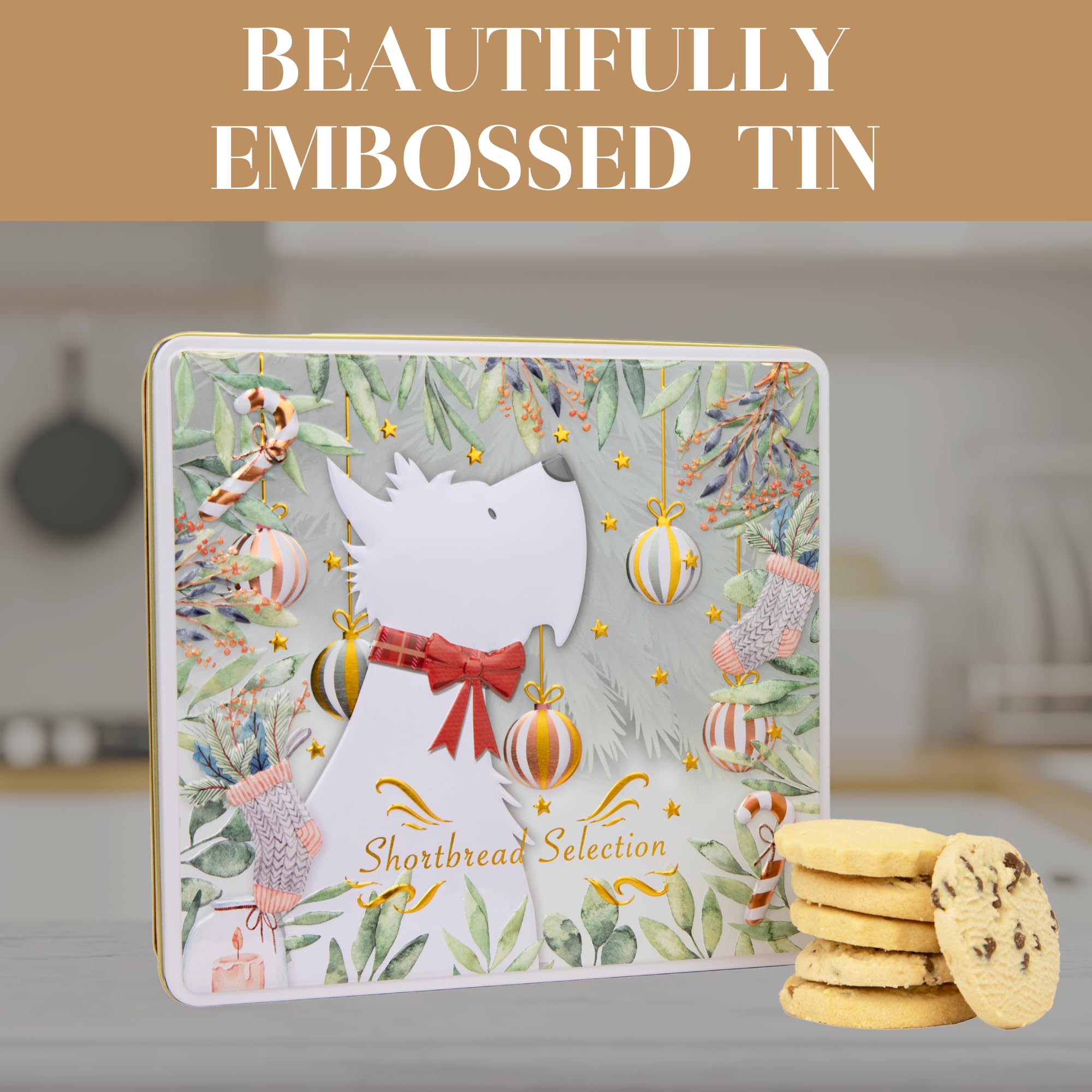 The Silver Crane Co. - Scottie Dog Biscuits Tin Traditional Scottish Shortbread Gift Set 9