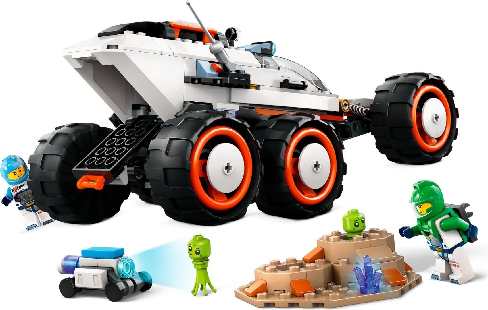 LEGO City Space Explorer Rover and Alien Life Building Set - 311-Piece Playset for Ages 6+ 10