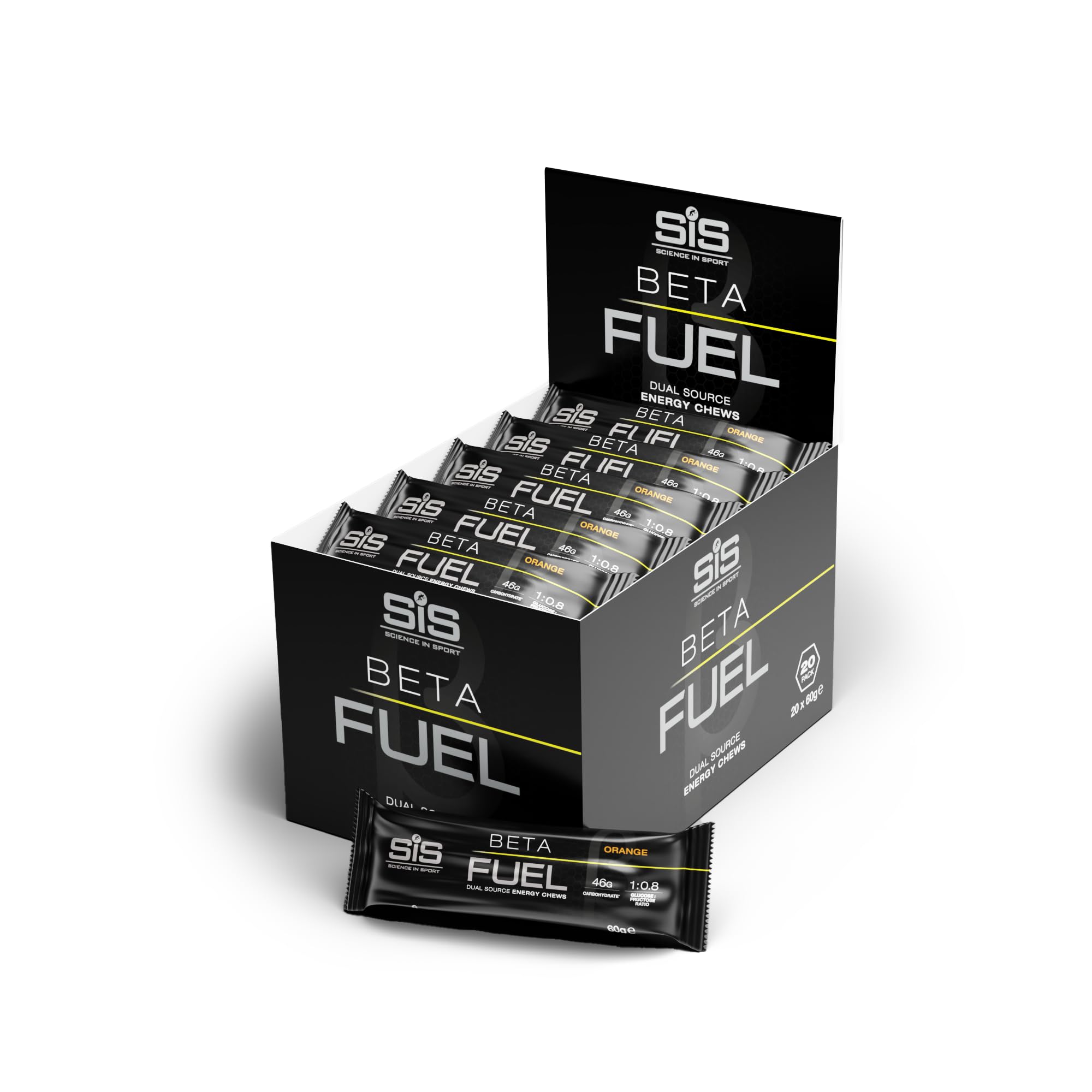 Science in Sport Beta Fuel Dual Source Energy Chews - Orange Flavor
