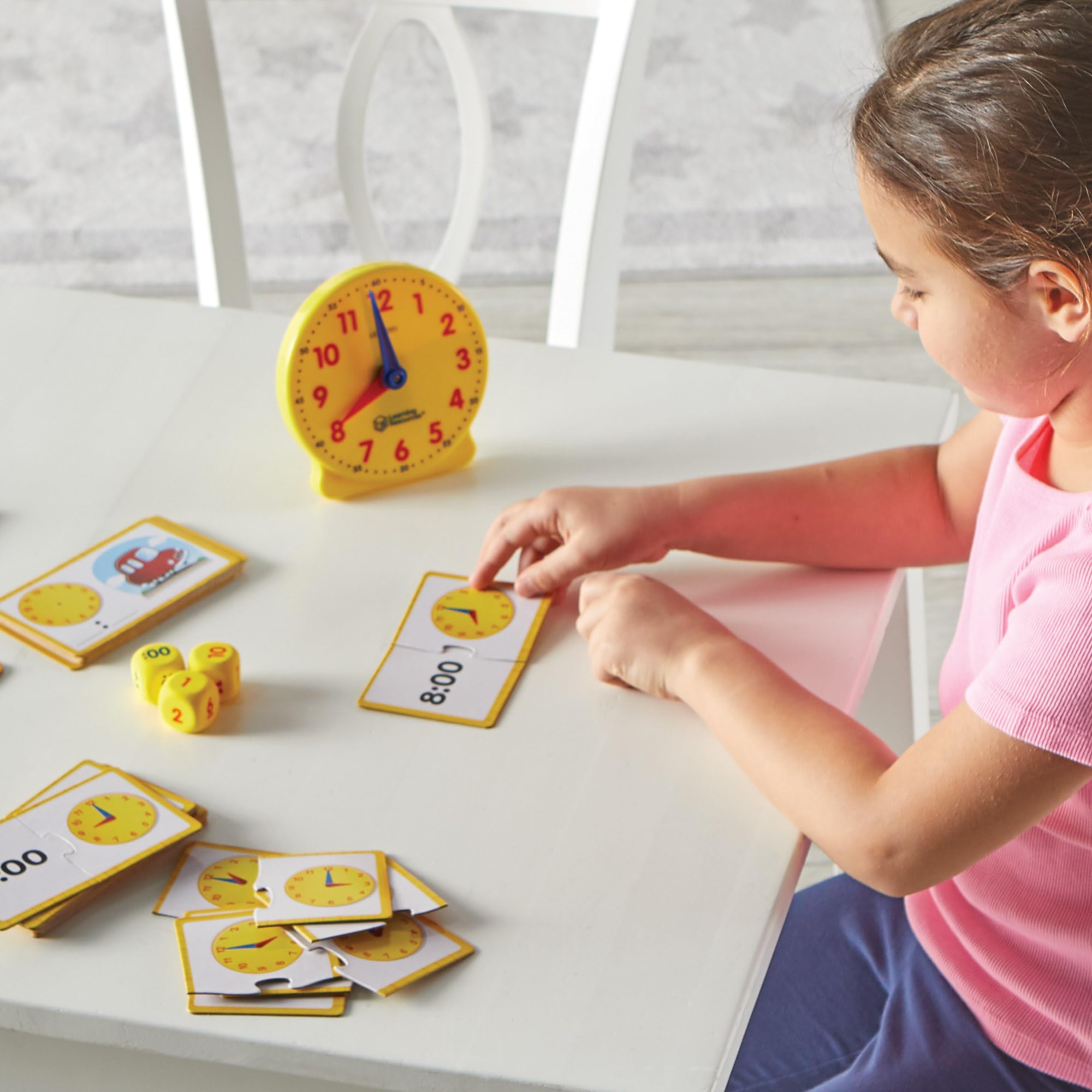 Learning Resources Time Activity Set - 120-Piece Educational Clock for Teaching Time, Ages 5-9 3