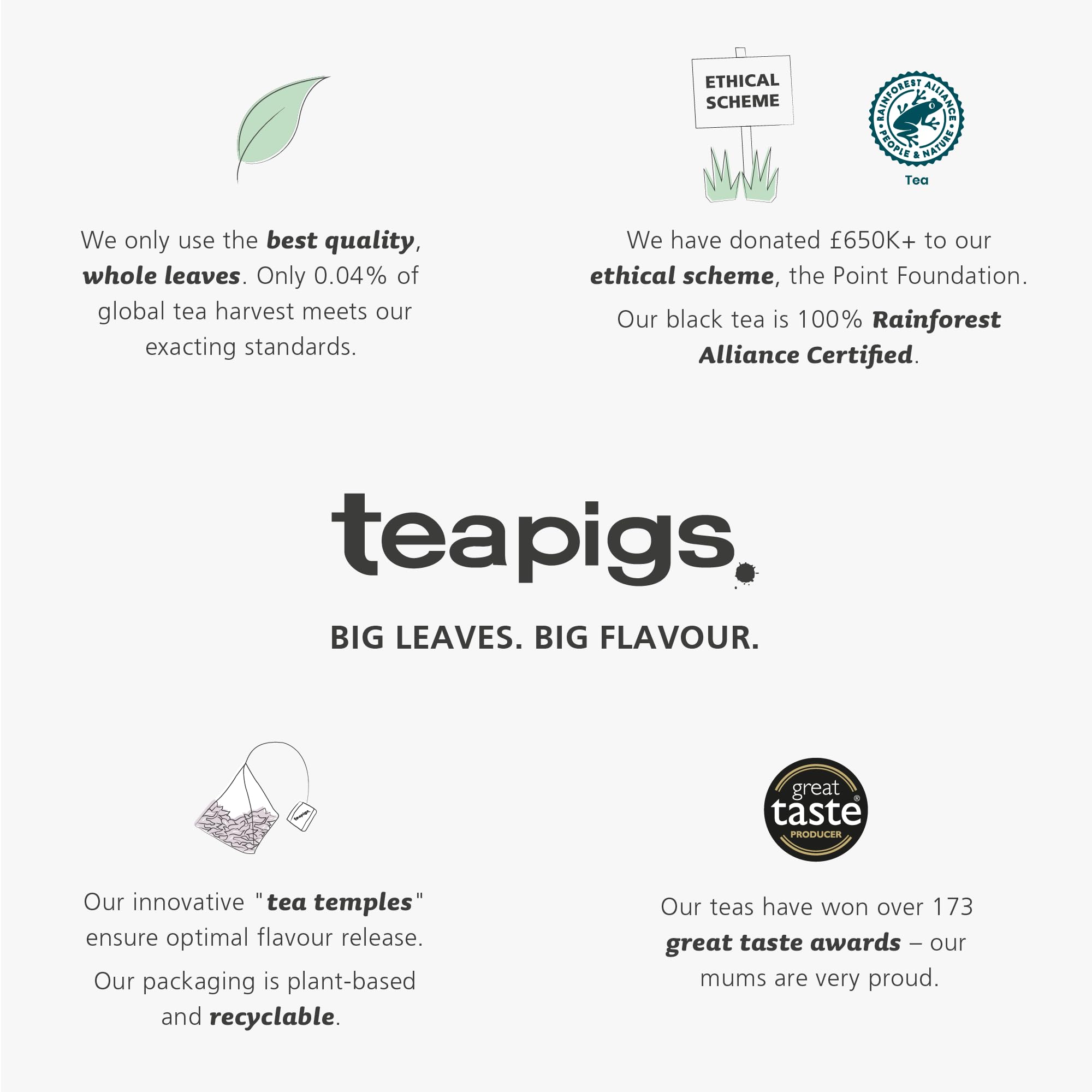teapigs Ginger & Manuka Honey Tea - Caffeine-Free Herbal Tea Bags 3