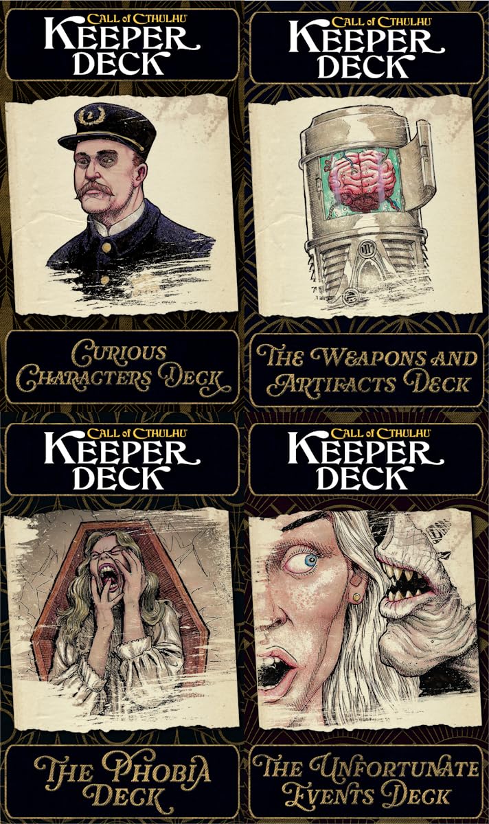 Chaosium Call of Cthulhu Keeper Decks (Zweite Ausgabe)