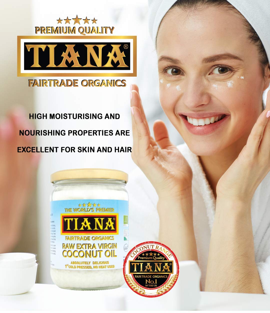 TIANA - Raw Extra Virgin Coconut Oil (500ml) 5