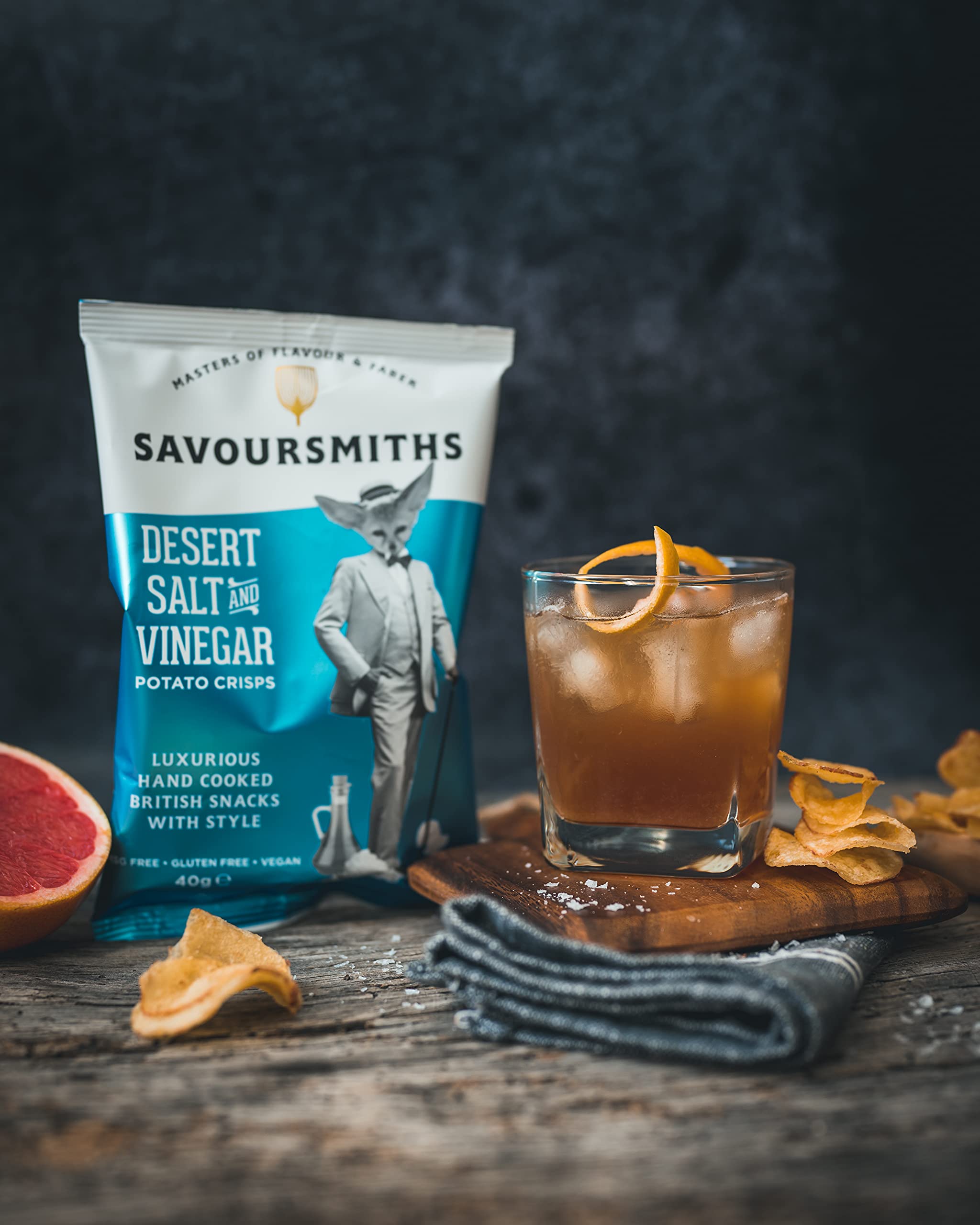 Savoursmiths Big 5 Flavours - 5 x 150g Luxury Hand-Cooked Crisps Multipack | Gluten Free | Natural Ingredients 7