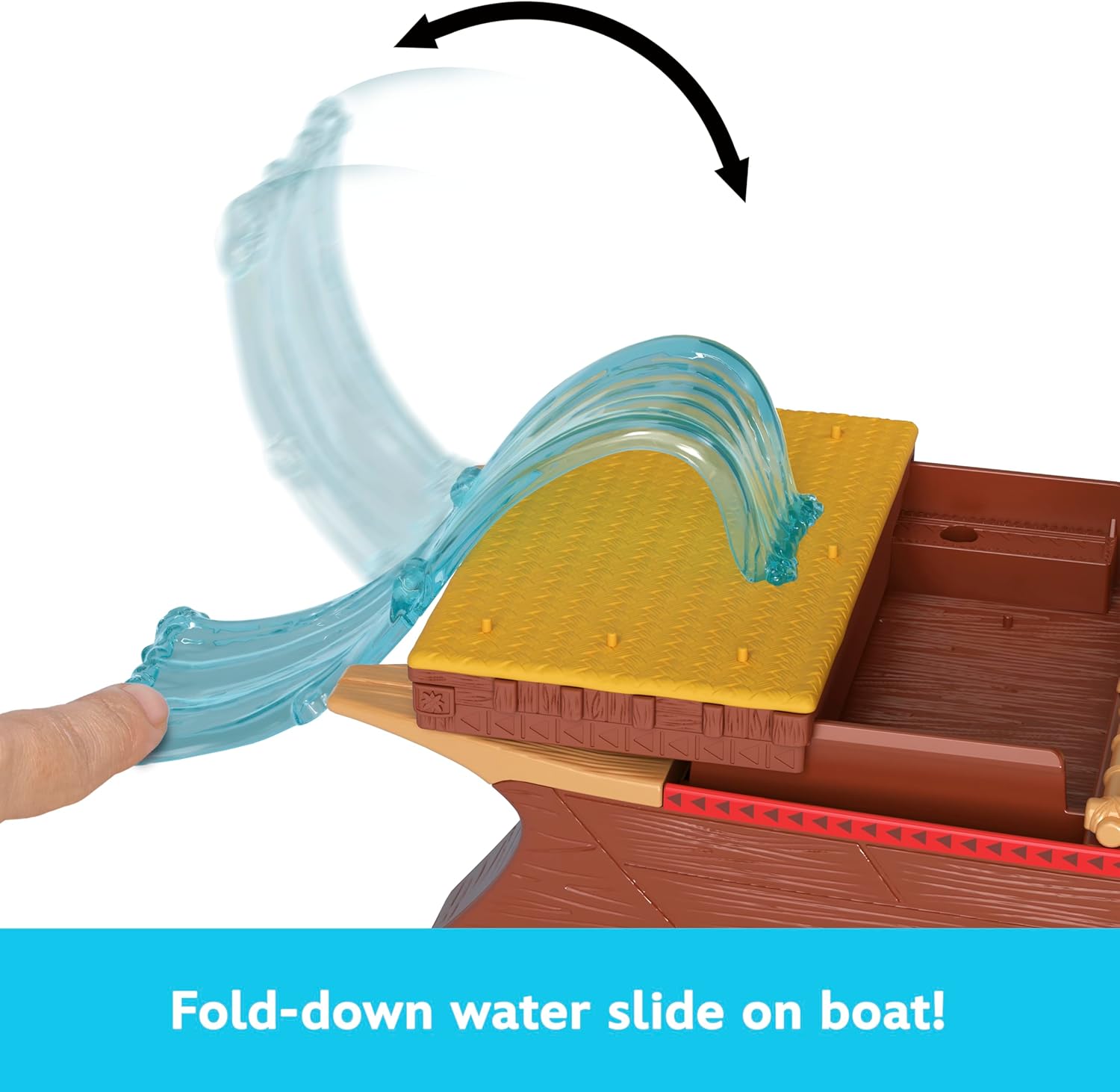 Mattel Disney Moana 2 Adventure Canoe Playset with Floating Canoe, Moana Doll & Heihei - 13-Piece Set for Ages 3+ 3